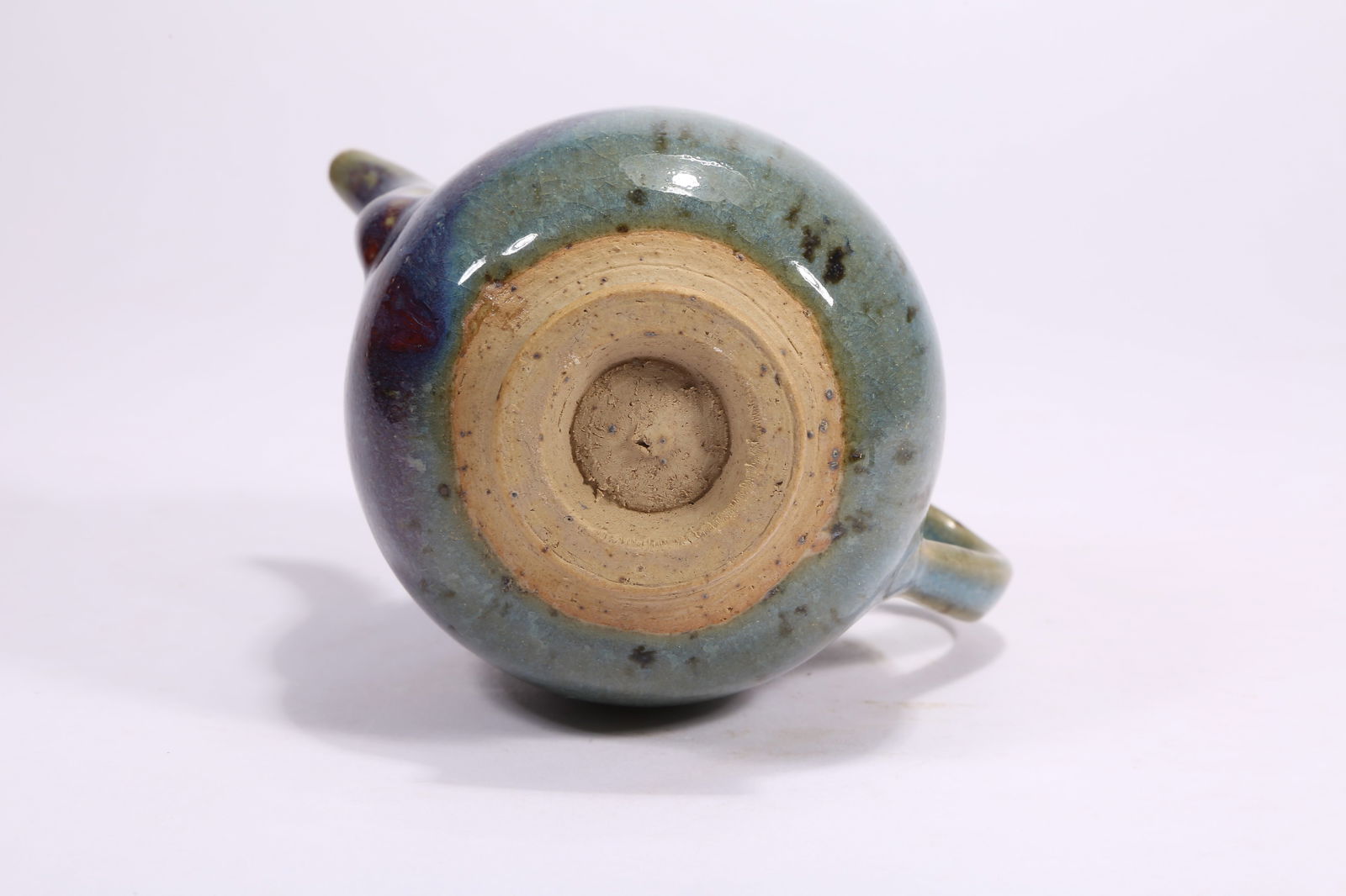 A JUN WARE GLAZE PITCHER - 9