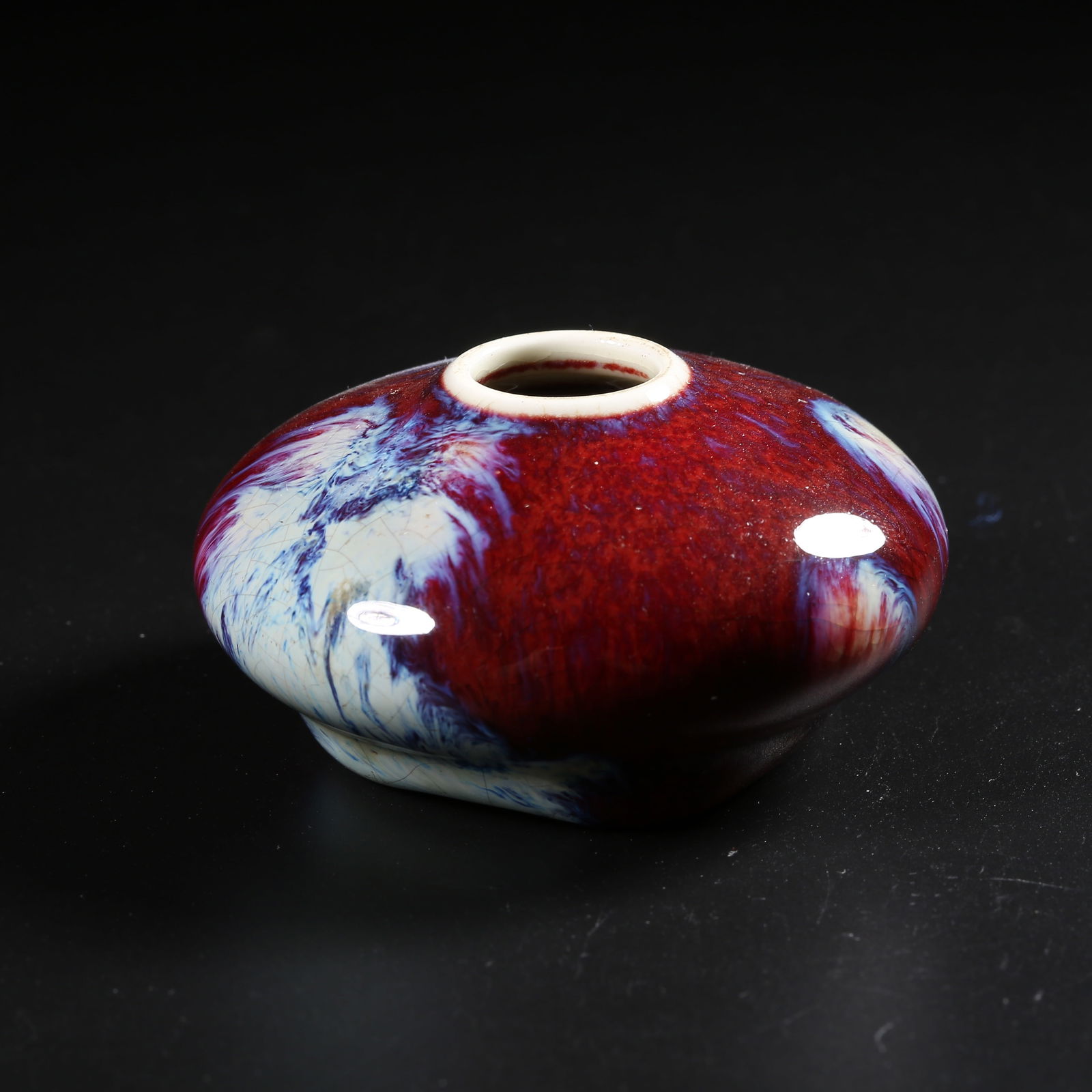 A KILN-VARIATION GLAZED WATER CONTAINER (1 of 9)