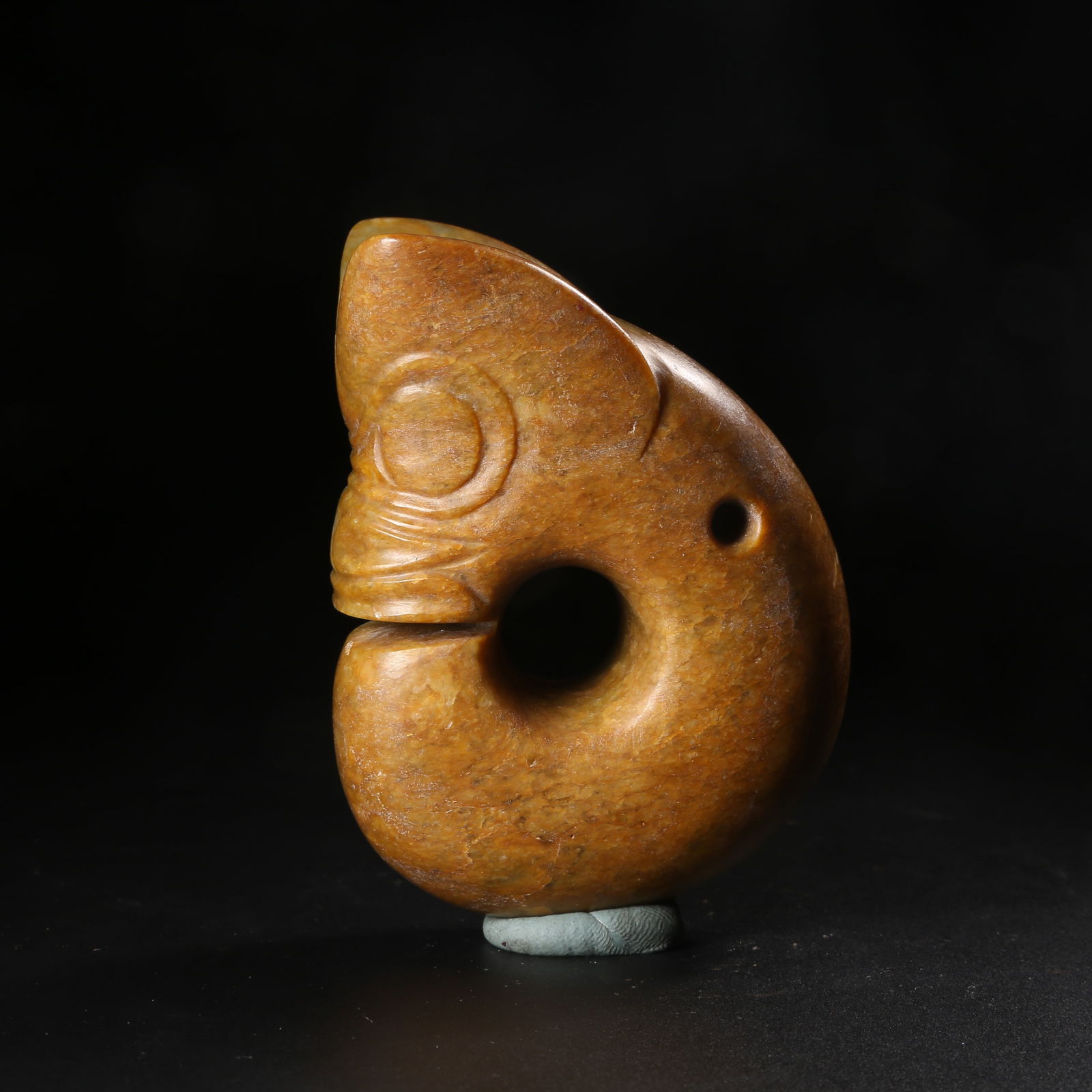 A ARCHAIC JADE PIG-DRAGON (ZHULONG) (1 of 8)