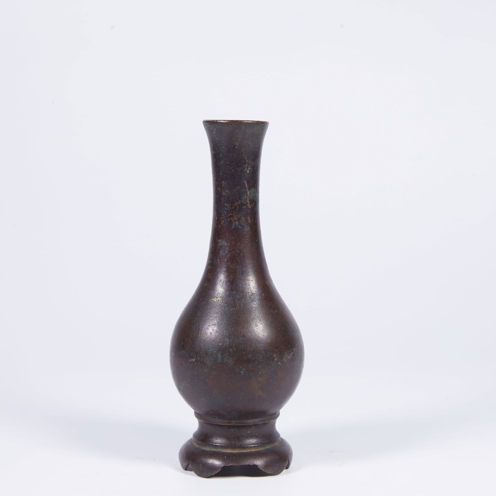 A BRONZE BUD VASE (1 of 9)