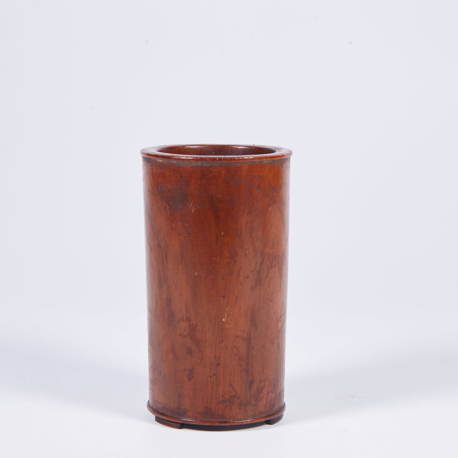 A HUANGHUALI WOOD BRUSH HOLDER (1 of 6)