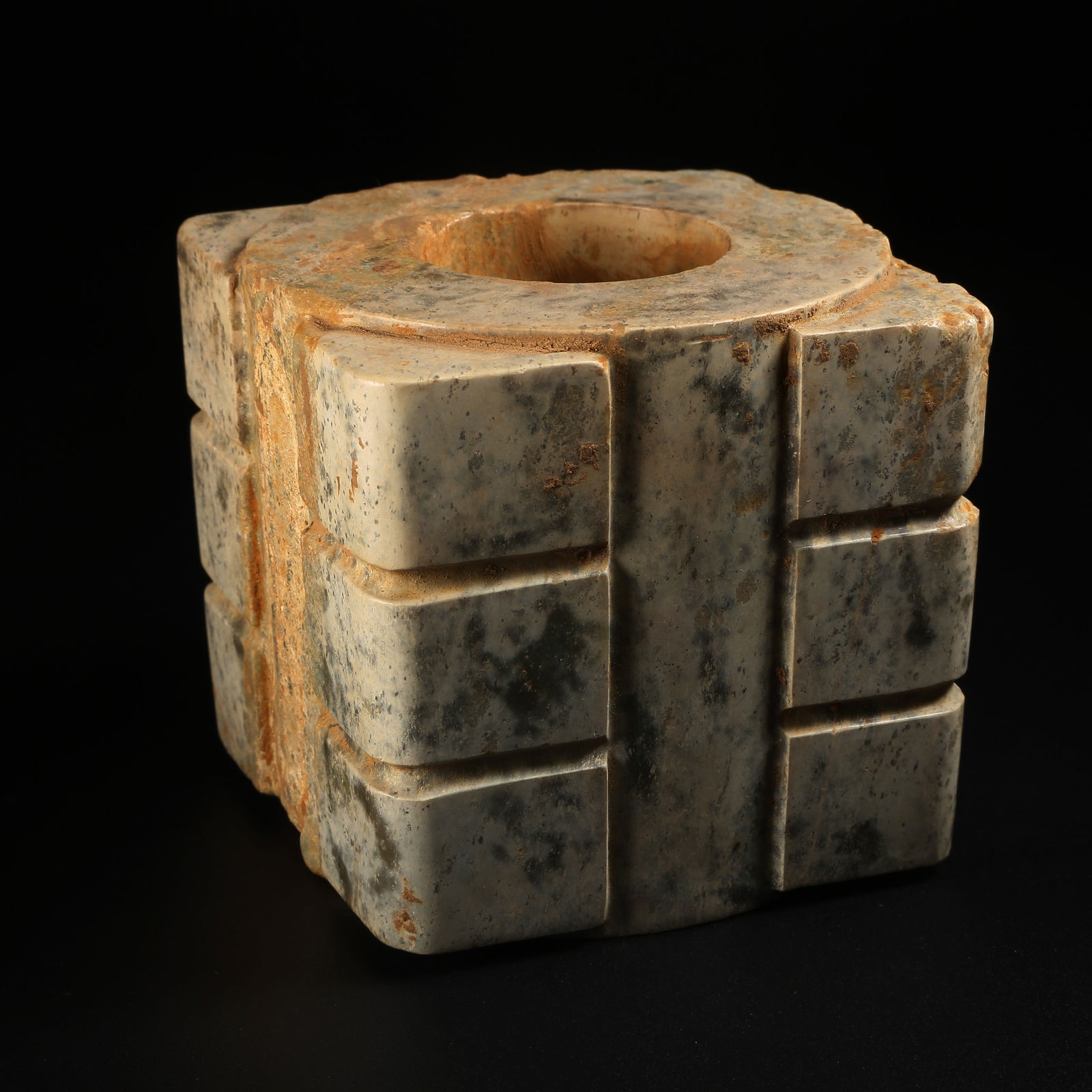 A ARCHAIC JADE CONG (1 of 9)