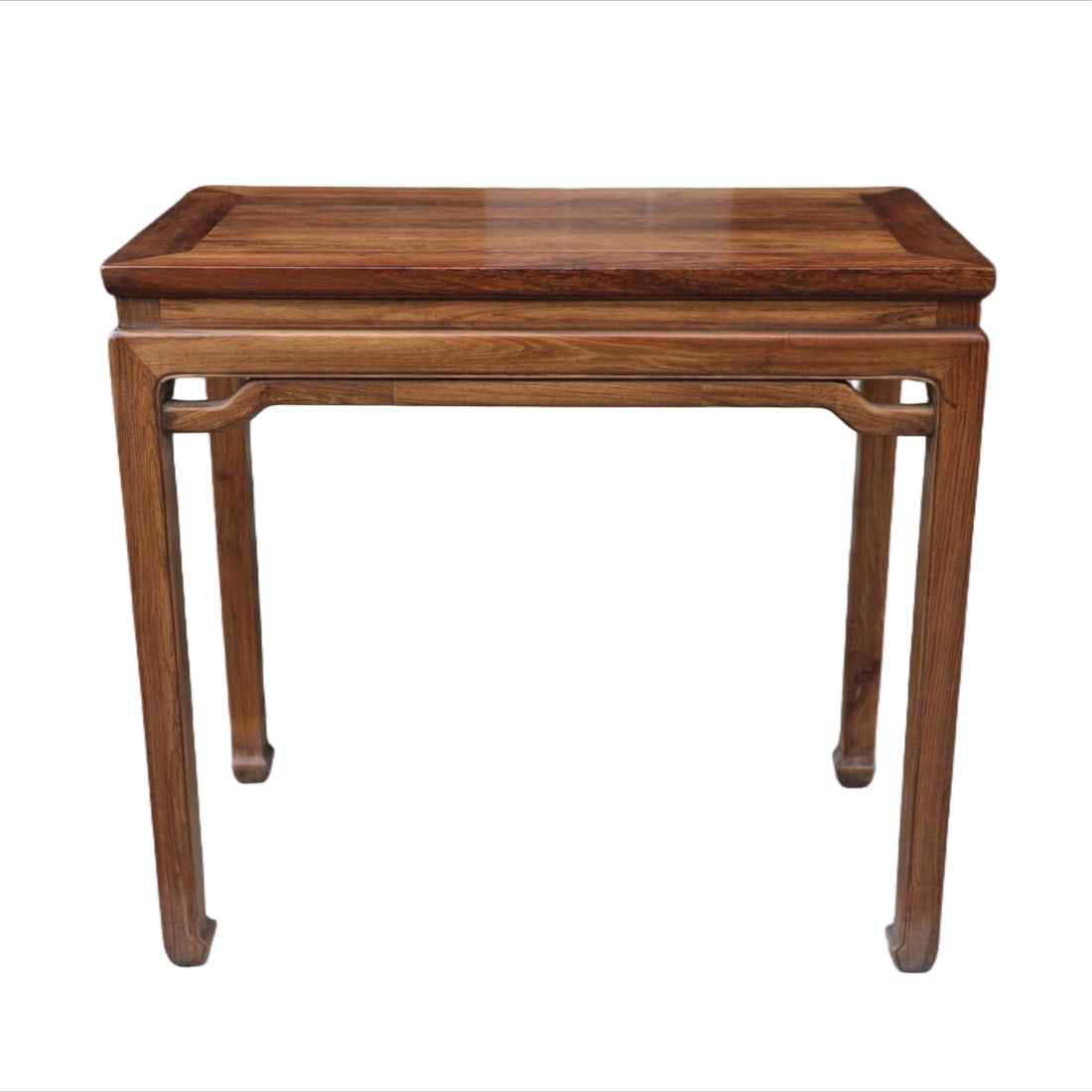 A HUANGHUALI CIRCULAR CROSSBEAM LOW TABLE (1 of 7)