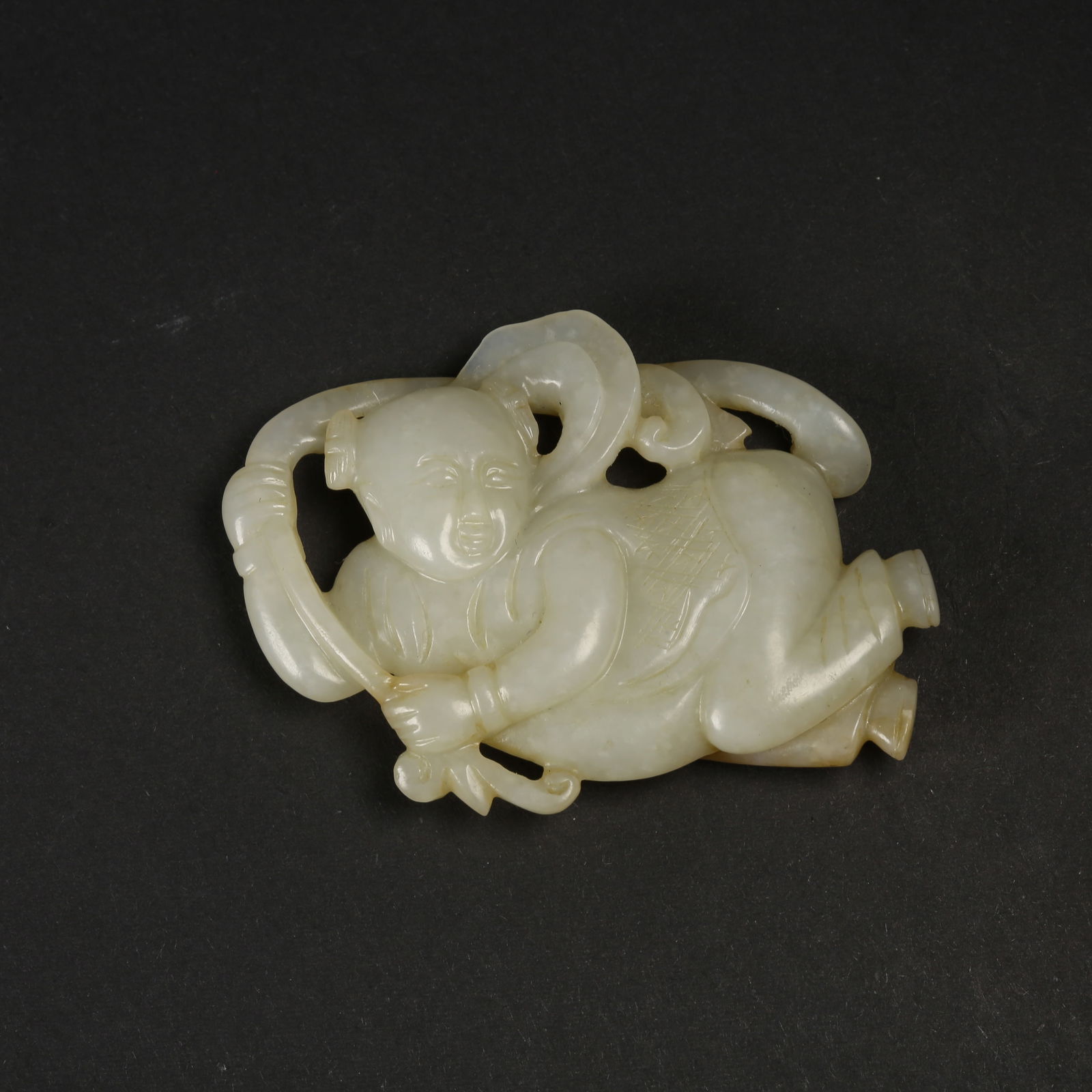 A HETIAN JADE CHILD PENDANT (1 of 8)