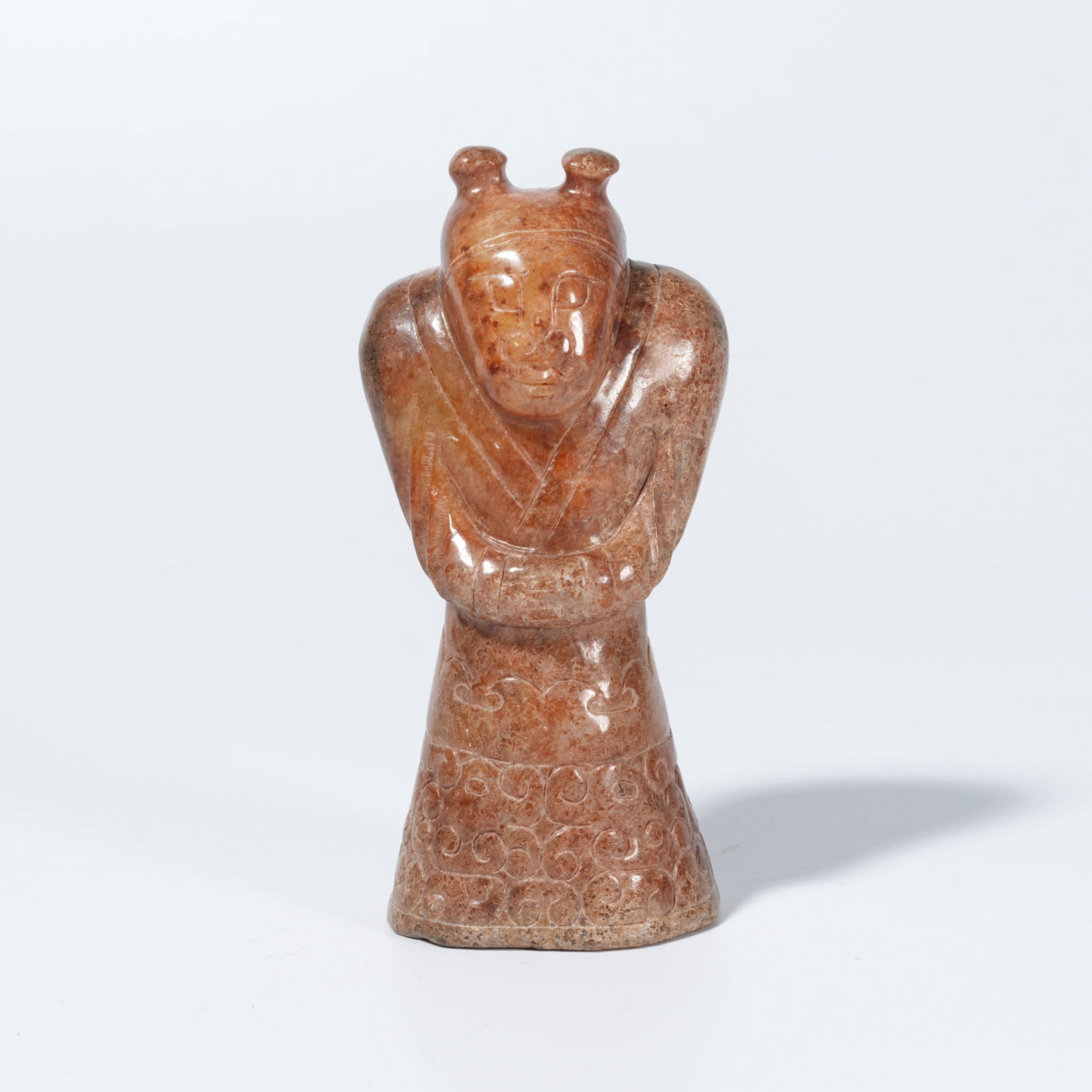 A ARCHAIC JADE FIGURINE (1 of 10)