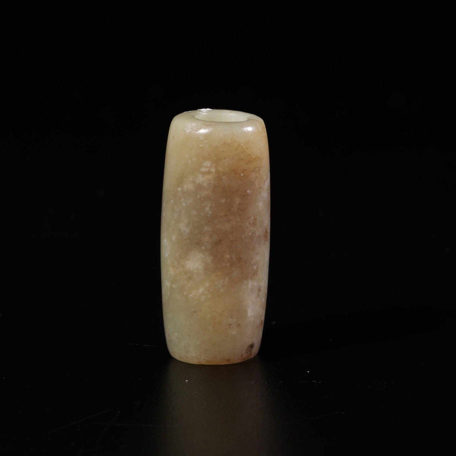 A HETIAN JADE LIANZI (BELT HOOK): Hetian Jade Lianzi (Belt Hook)
