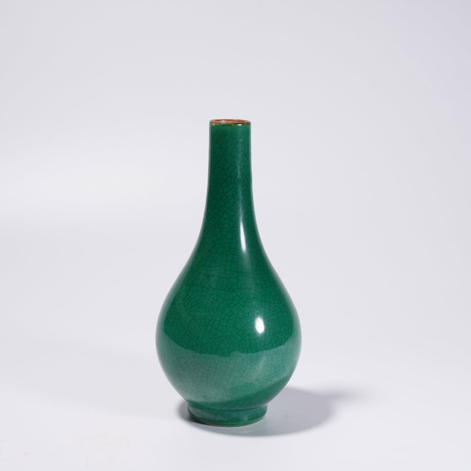 A TURQUOISE-GLAZED APPRECIATION VASE (1 of 8)