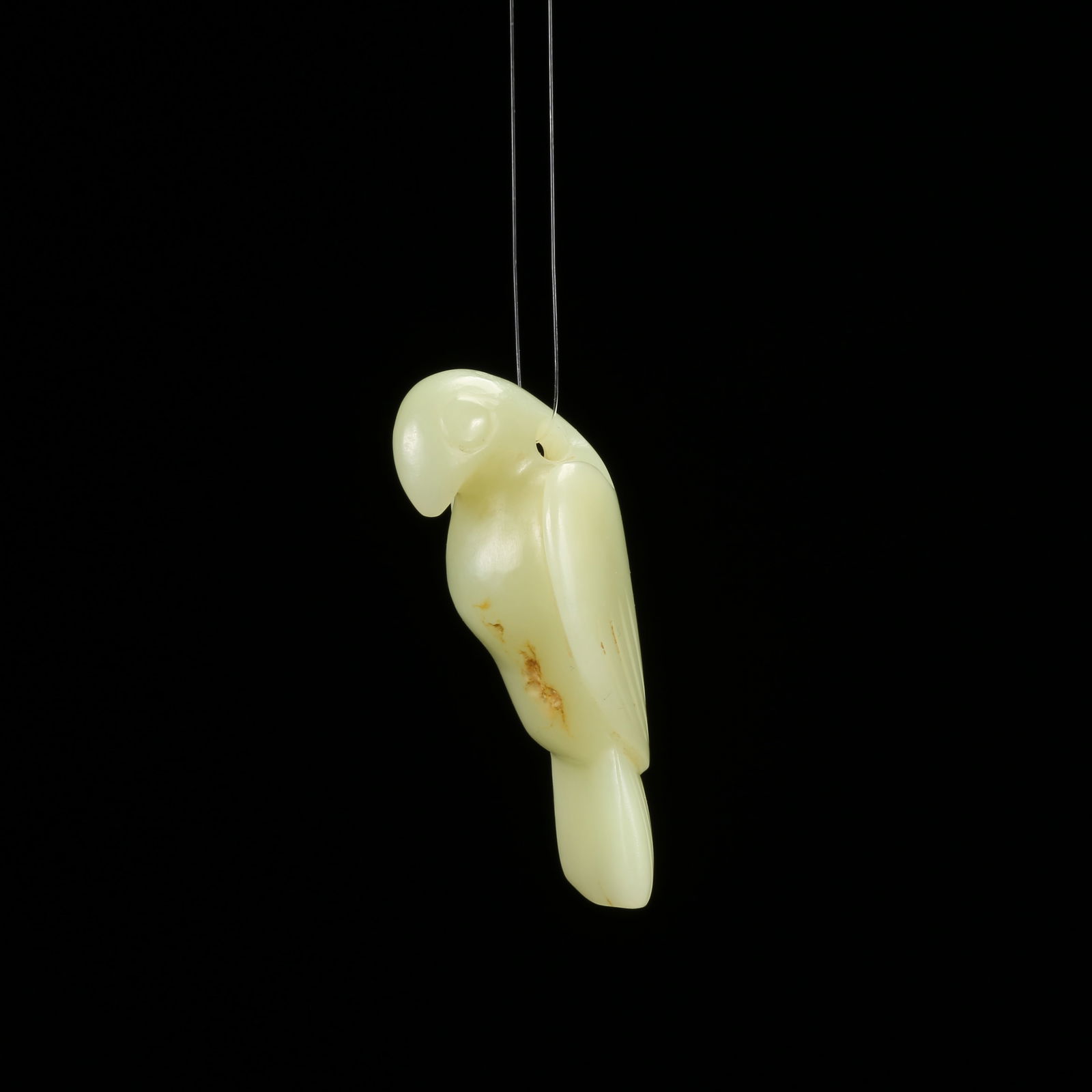 A ANCIENT JADE HONGSHAN CULTURE EAGLE PENDANT: Ancient Jade Hongshan Culture Eagle Pendant