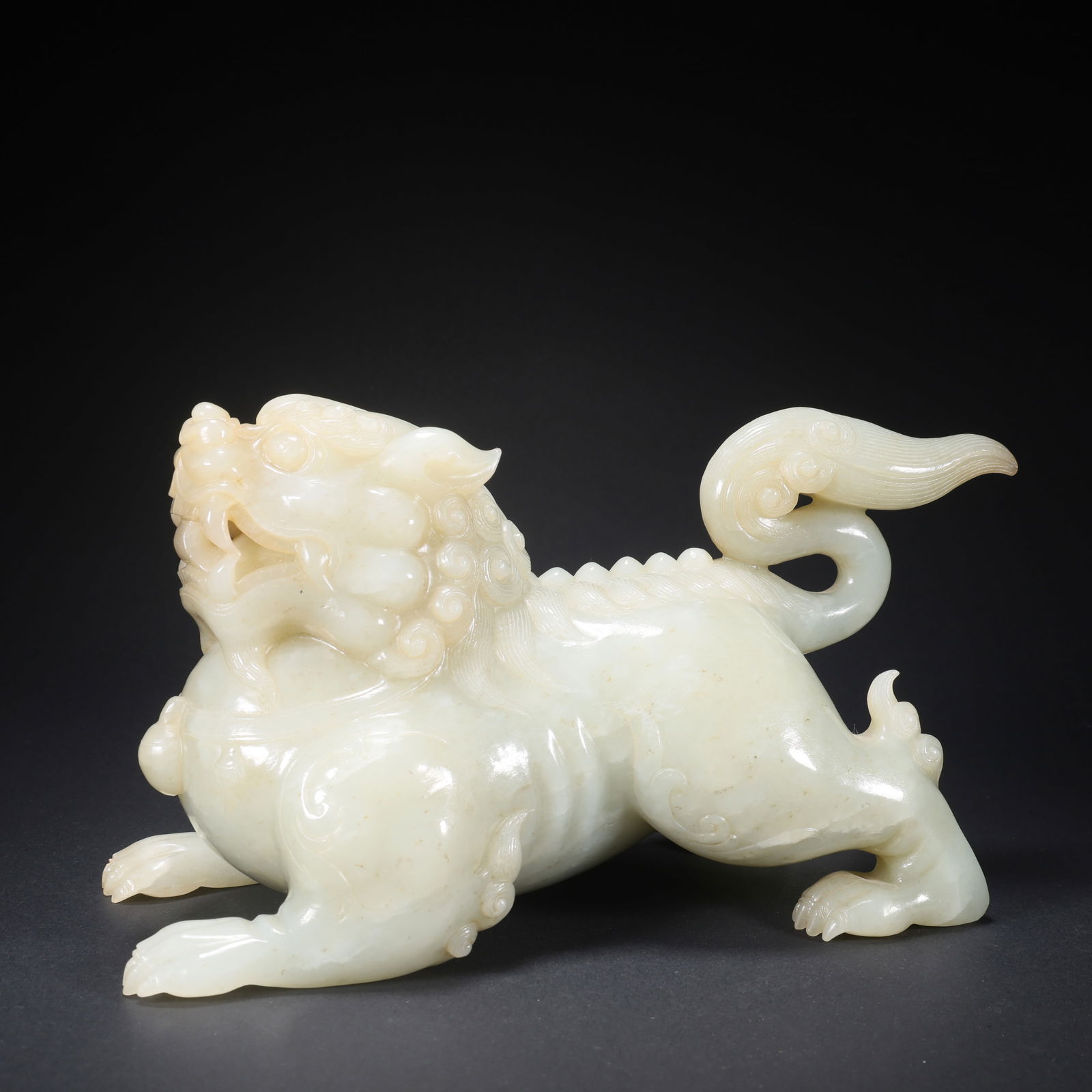 A HETIAN JADE AUSPICIOUS BEAST (1 of 9)