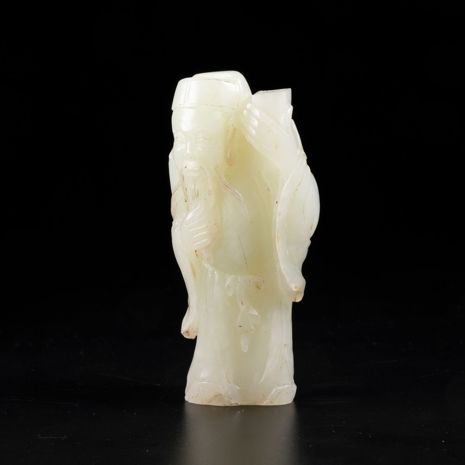 A HETIAN JADE FIGURE CARVING (1 of 9)