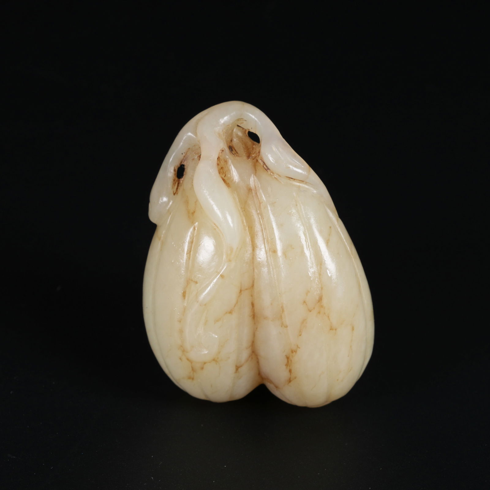 A HETIAN JADE MELON AND FRUIT PENDANT (1 of 6)