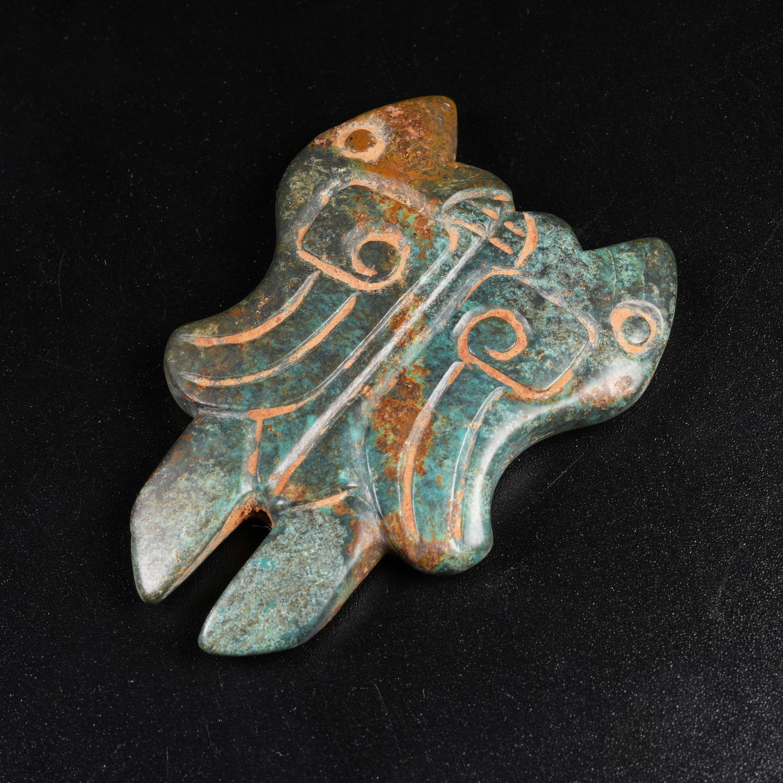 A TURQUOISE PENDANT: Turquoise pendant