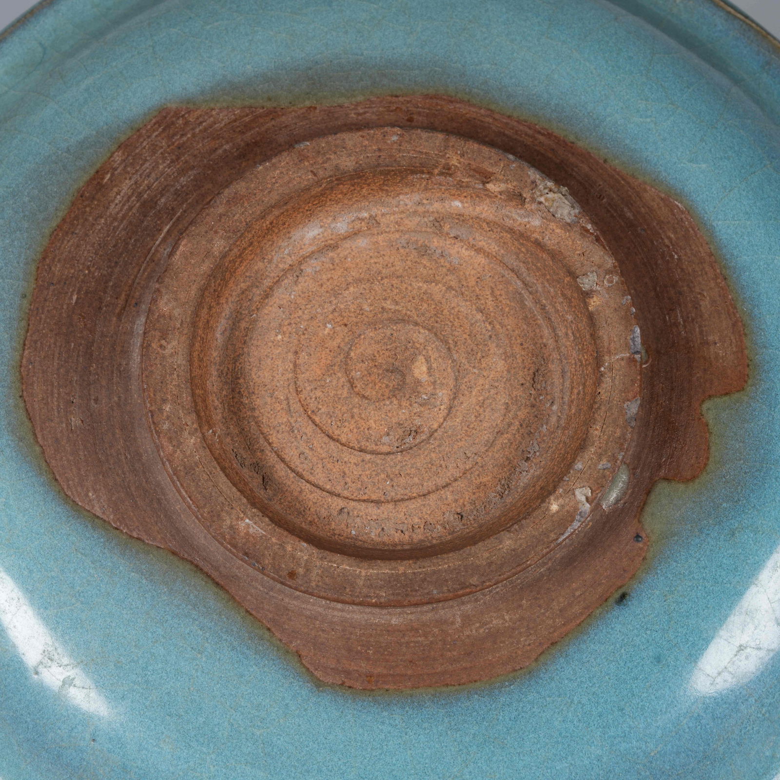 A JUN WARE DISH - 8