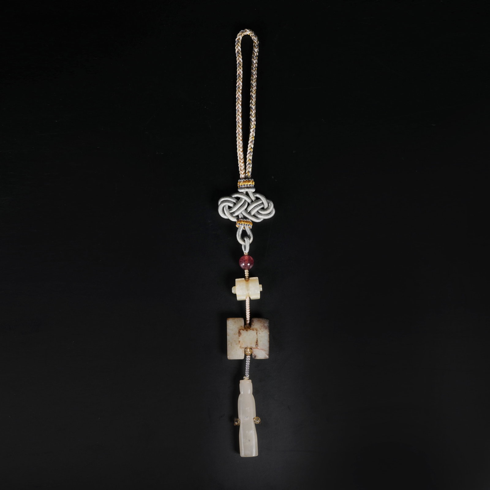 A SET OF HETIAN JADE PENDANTS: Set of Hetian Jade Pendants