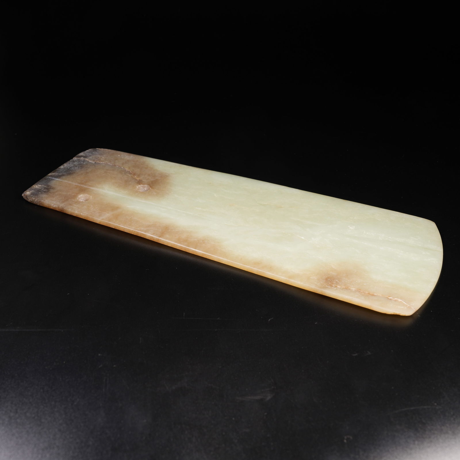 A ANCIENT JADE SPADE - 6