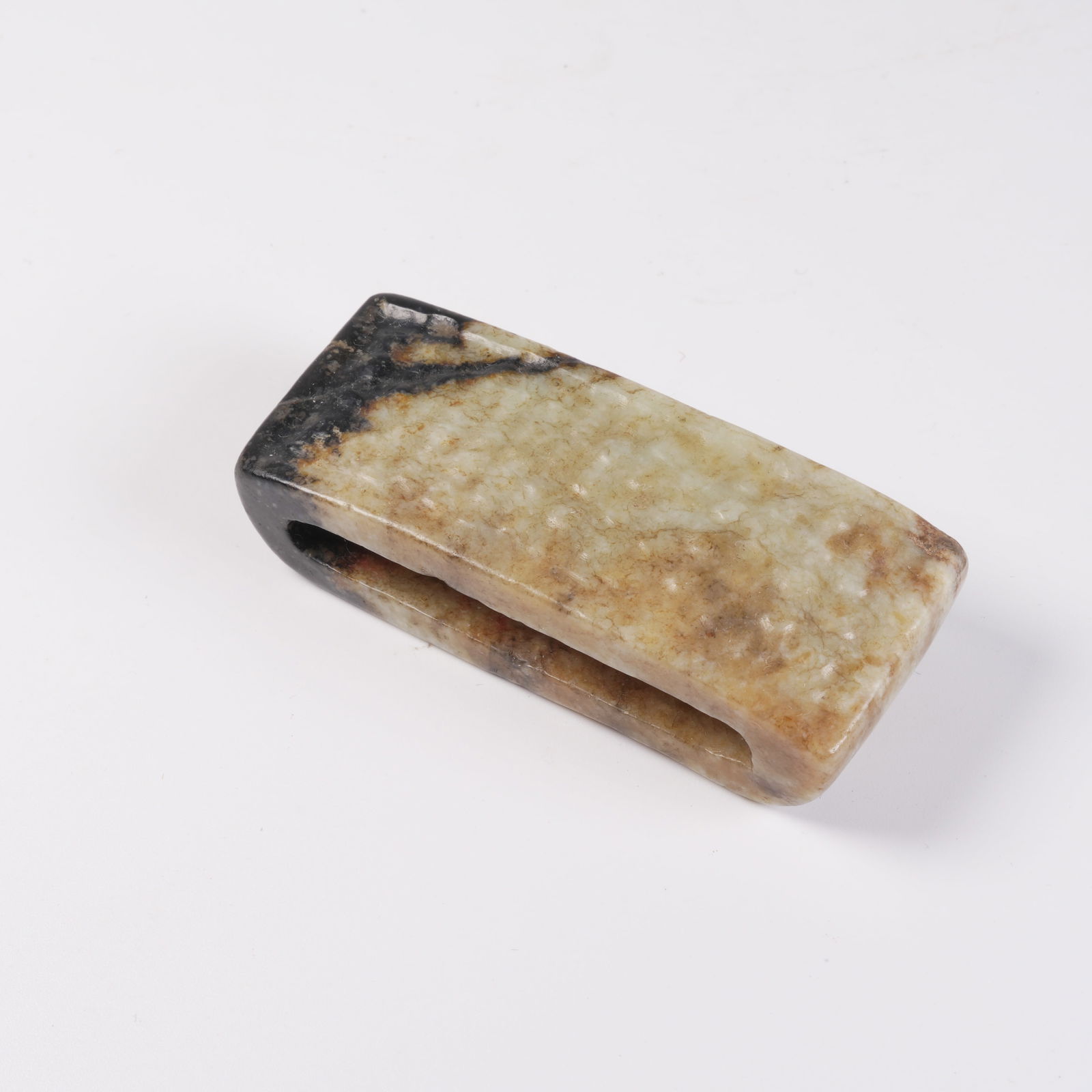 A ANCIENT JADE BELT ORNAMENT (1 of 9)