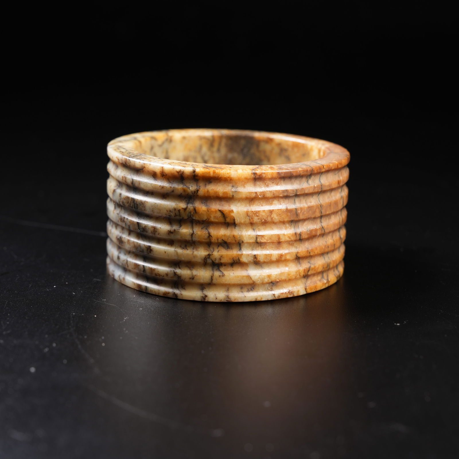 A ANCIENT JADE STRING-PATTERNED HEADBAND - 3