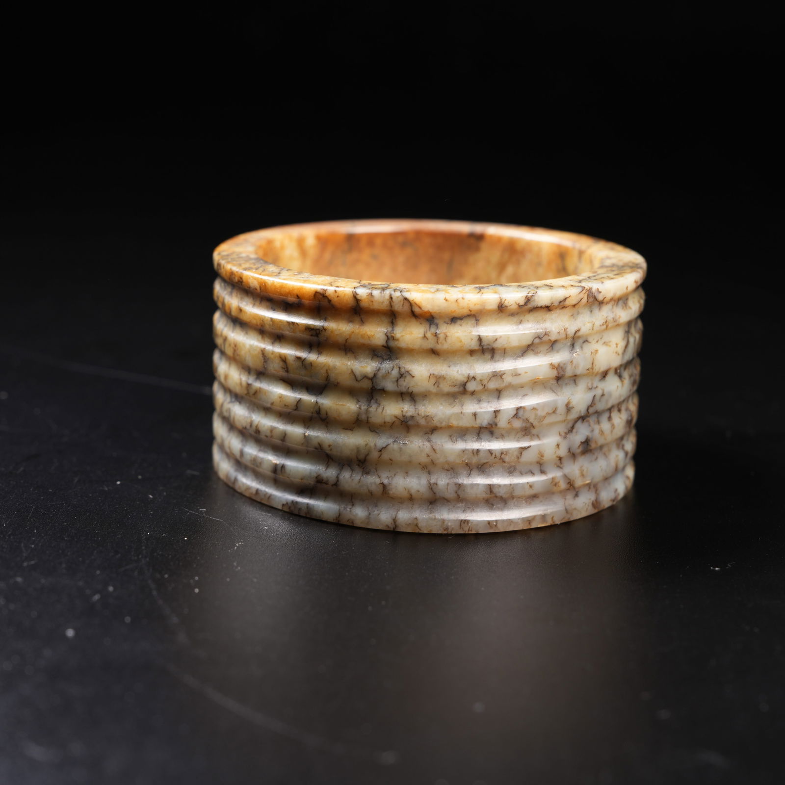 A ANCIENT JADE STRING-PATTERNED HEADBAND - 4