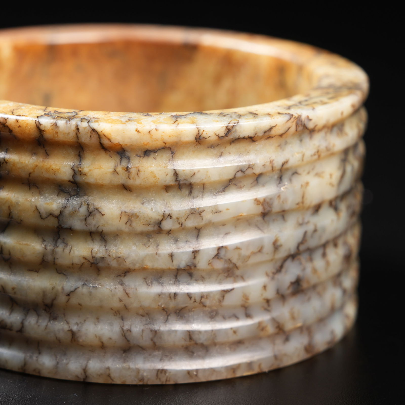 A ANCIENT JADE STRING-PATTERNED HEADBAND - 5