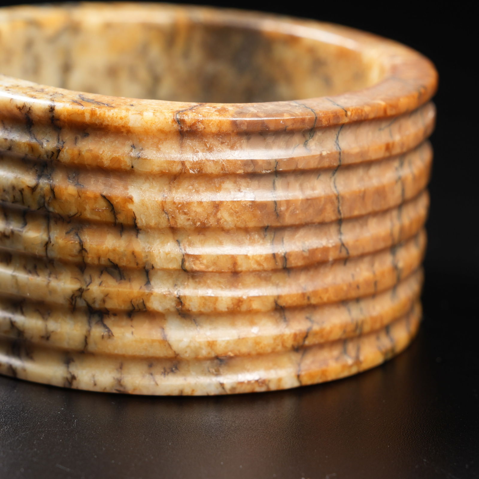 A ANCIENT JADE STRING-PATTERNED HEADBAND - 7