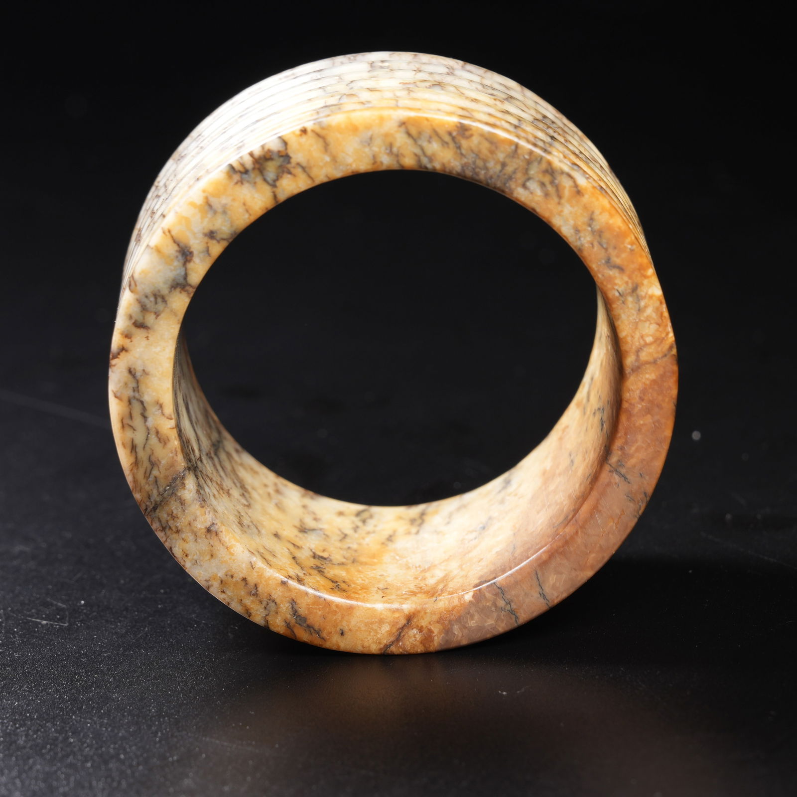 A ANCIENT JADE STRING-PATTERNED HEADBAND - 8