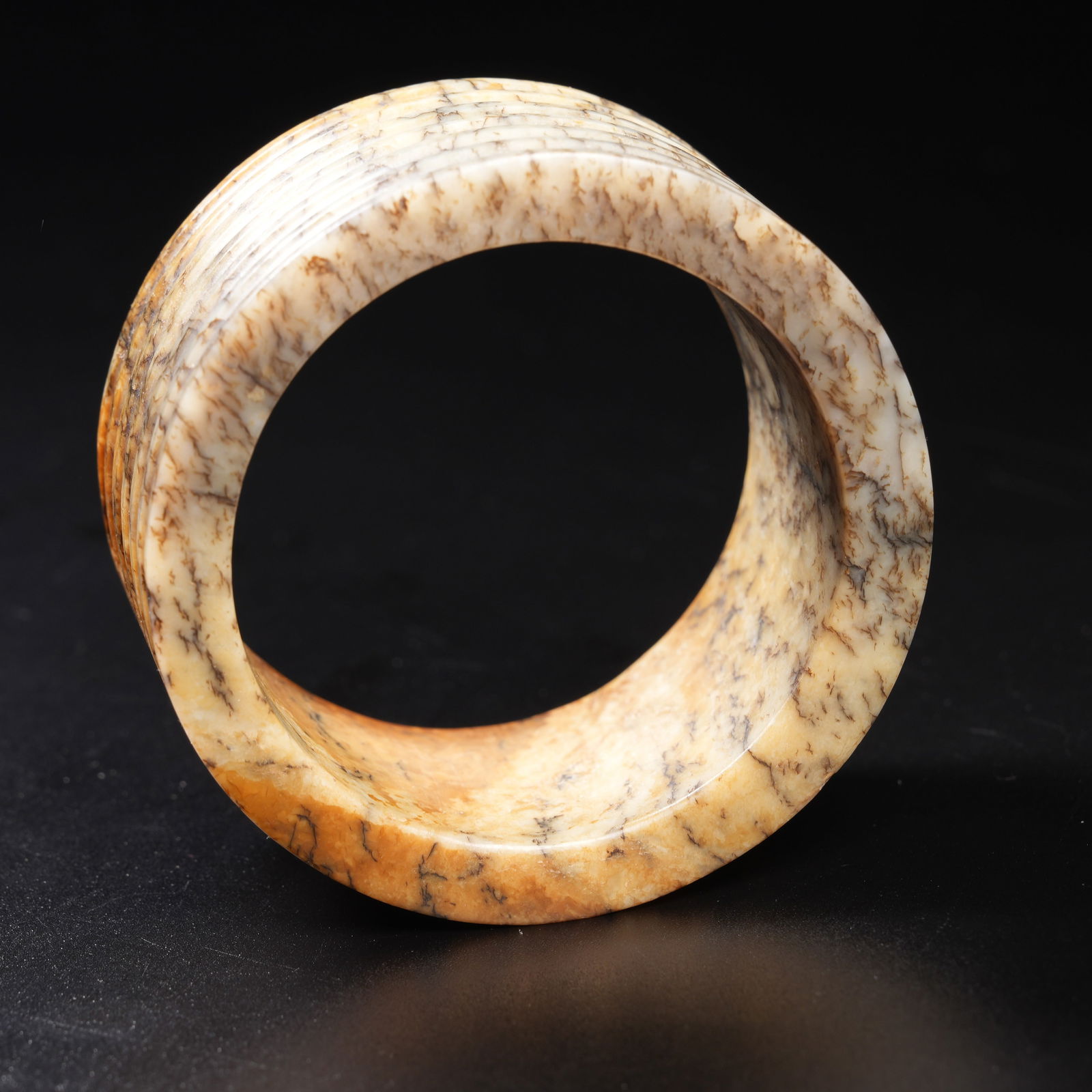 A ANCIENT JADE STRING-PATTERNED HEADBAND - 9