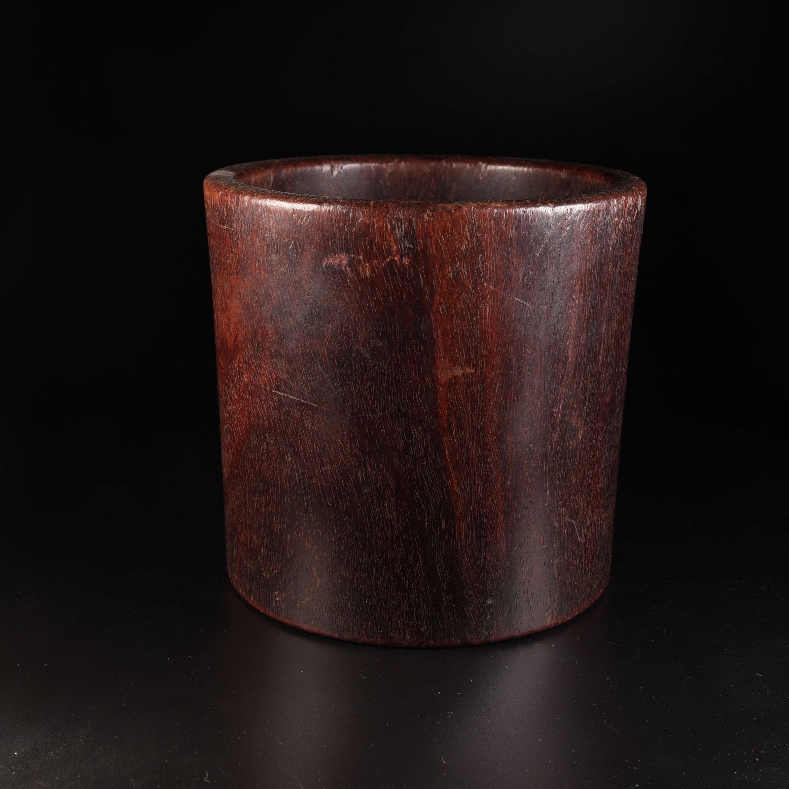 A ZITAN BRUSH POT (1 of 9)
