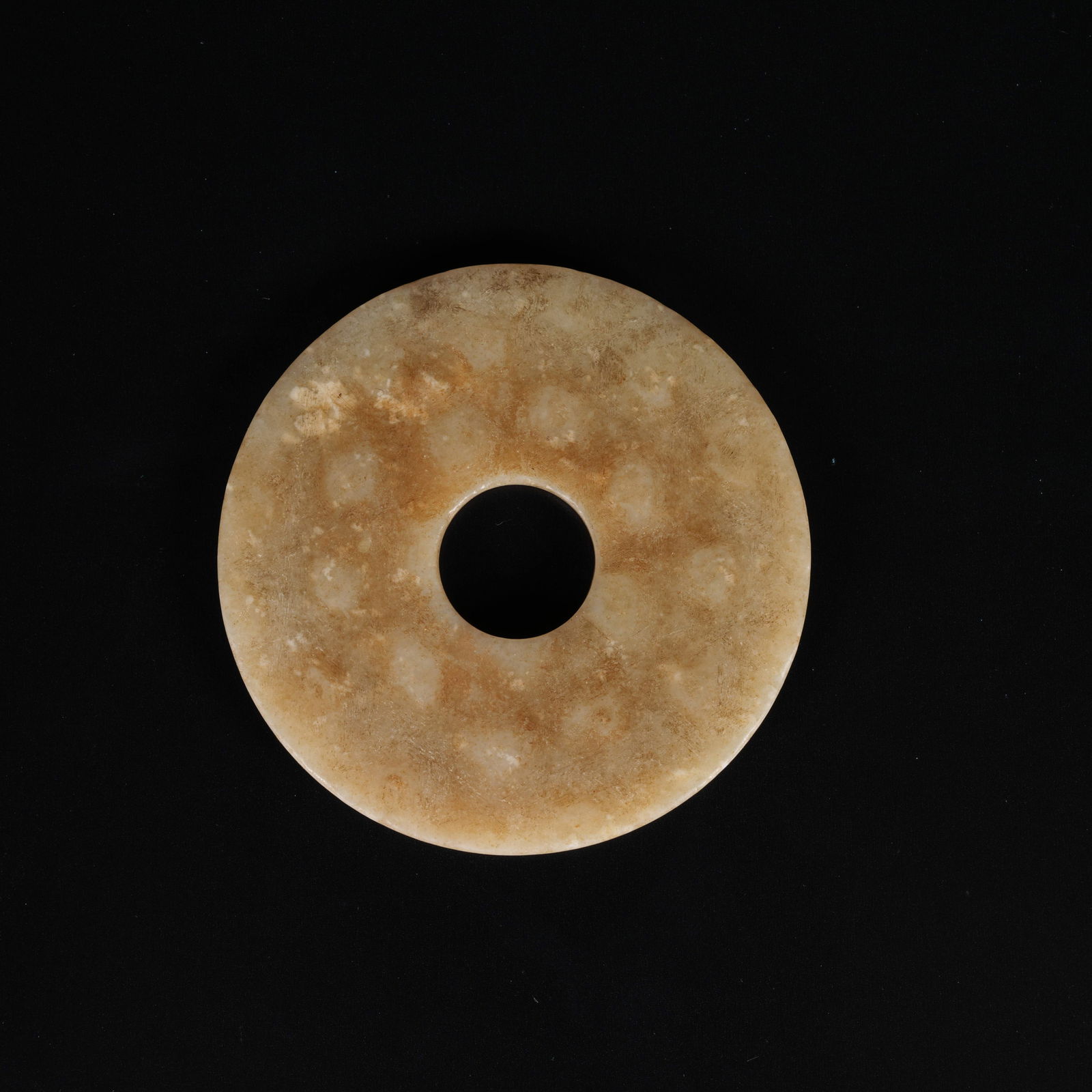 A ARCHAIC JADE BI DISC: Archaic Jade Bi Disc