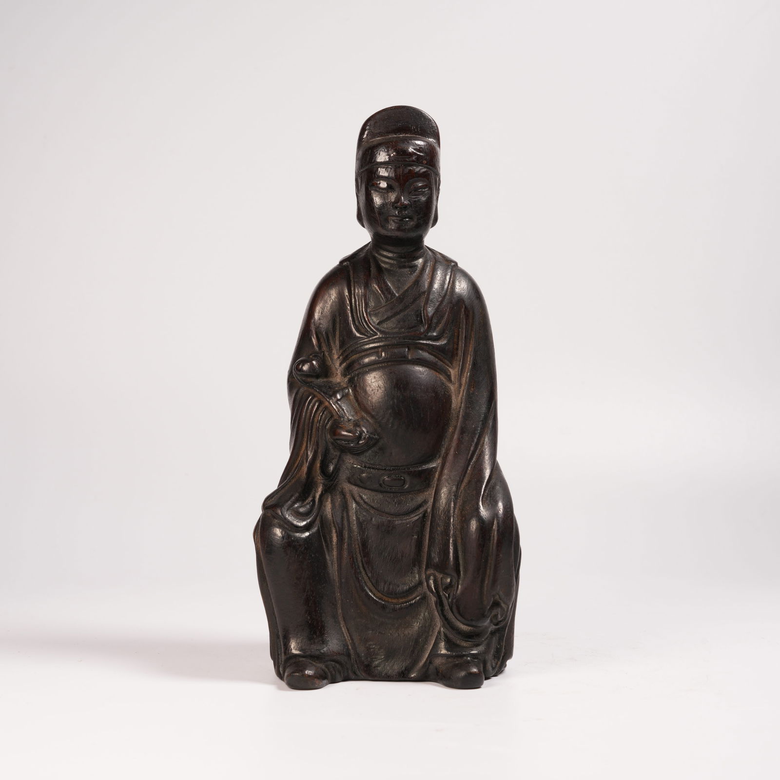 A ZITAN FIGURE FIGURINE: Zitan Figure Figurine