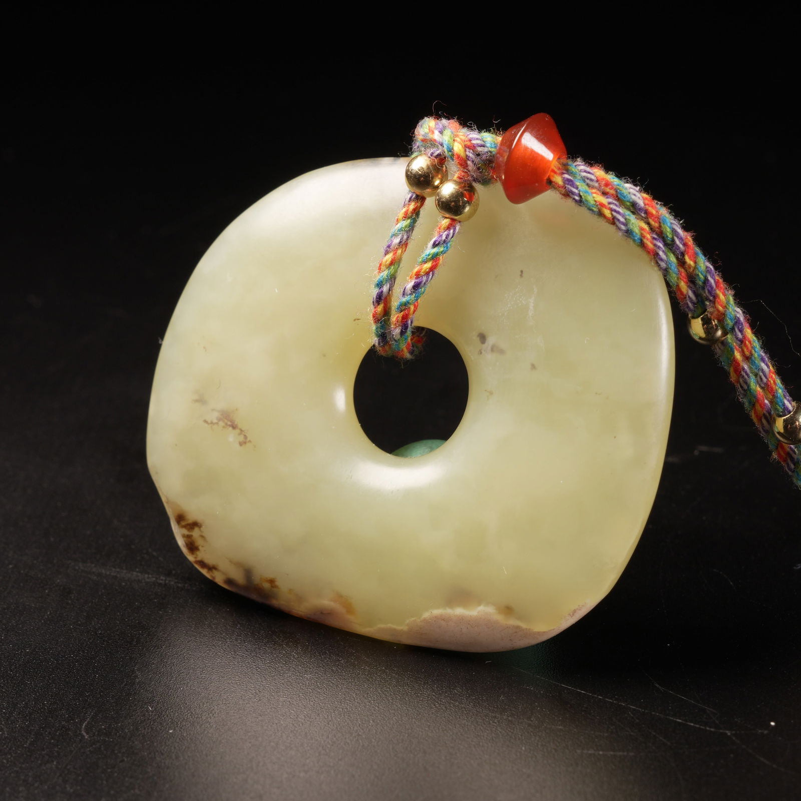 A ANCIENT JADE RING - 6