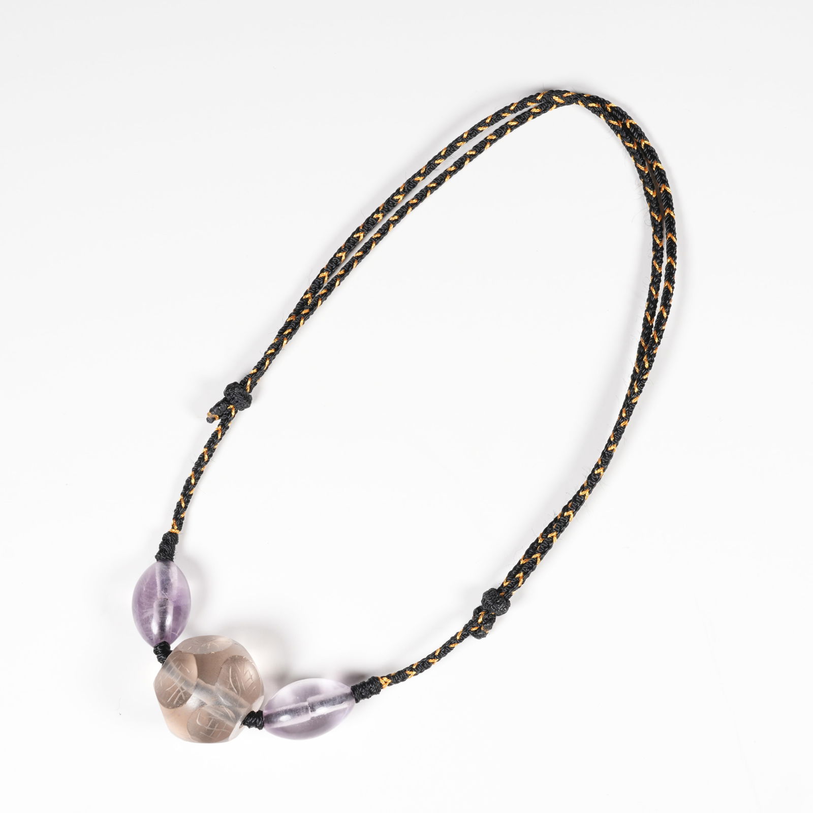 A SET OF CRYSTAL PENDANTS: Set of Crystal Pendants