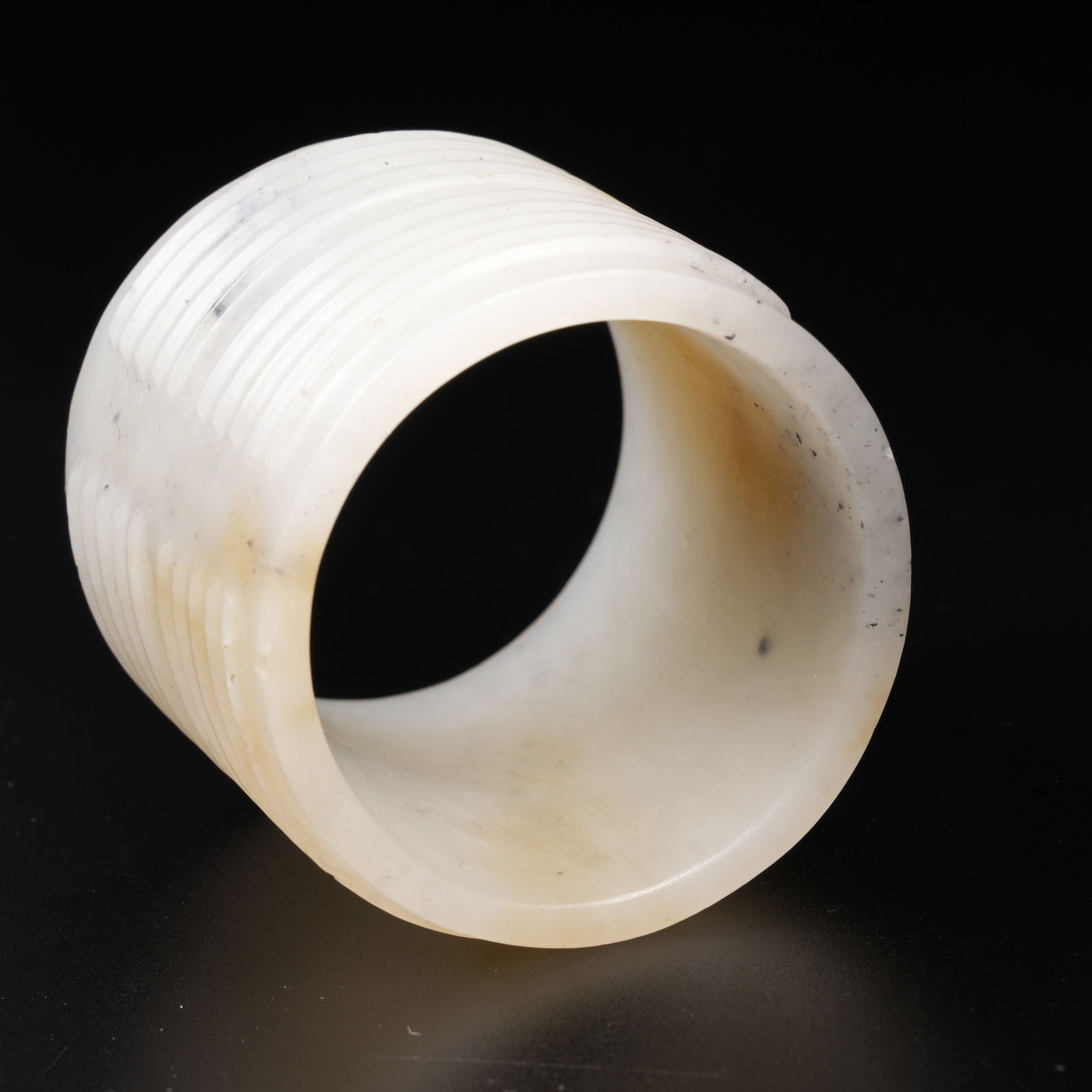 A ANCIENT JADE STRING-PATTERNED HEADBAND - 8