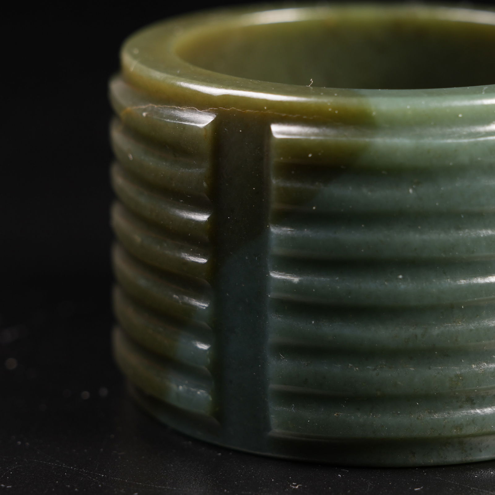 A ANCIENT JADE STRING-PATTERNED HEADBAND - 7