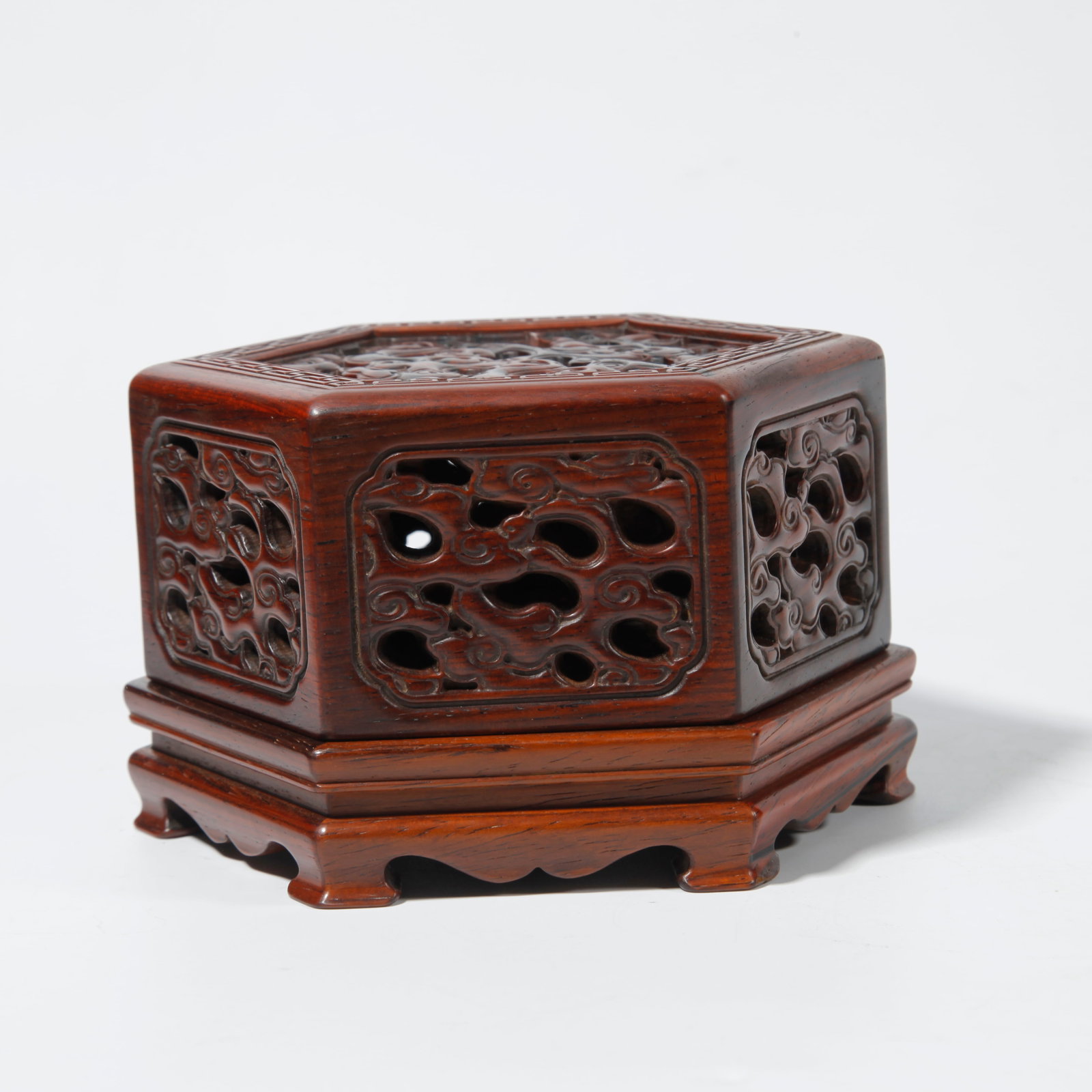 A ZITAN WOOD INCENSE BURNER (1 of 9)