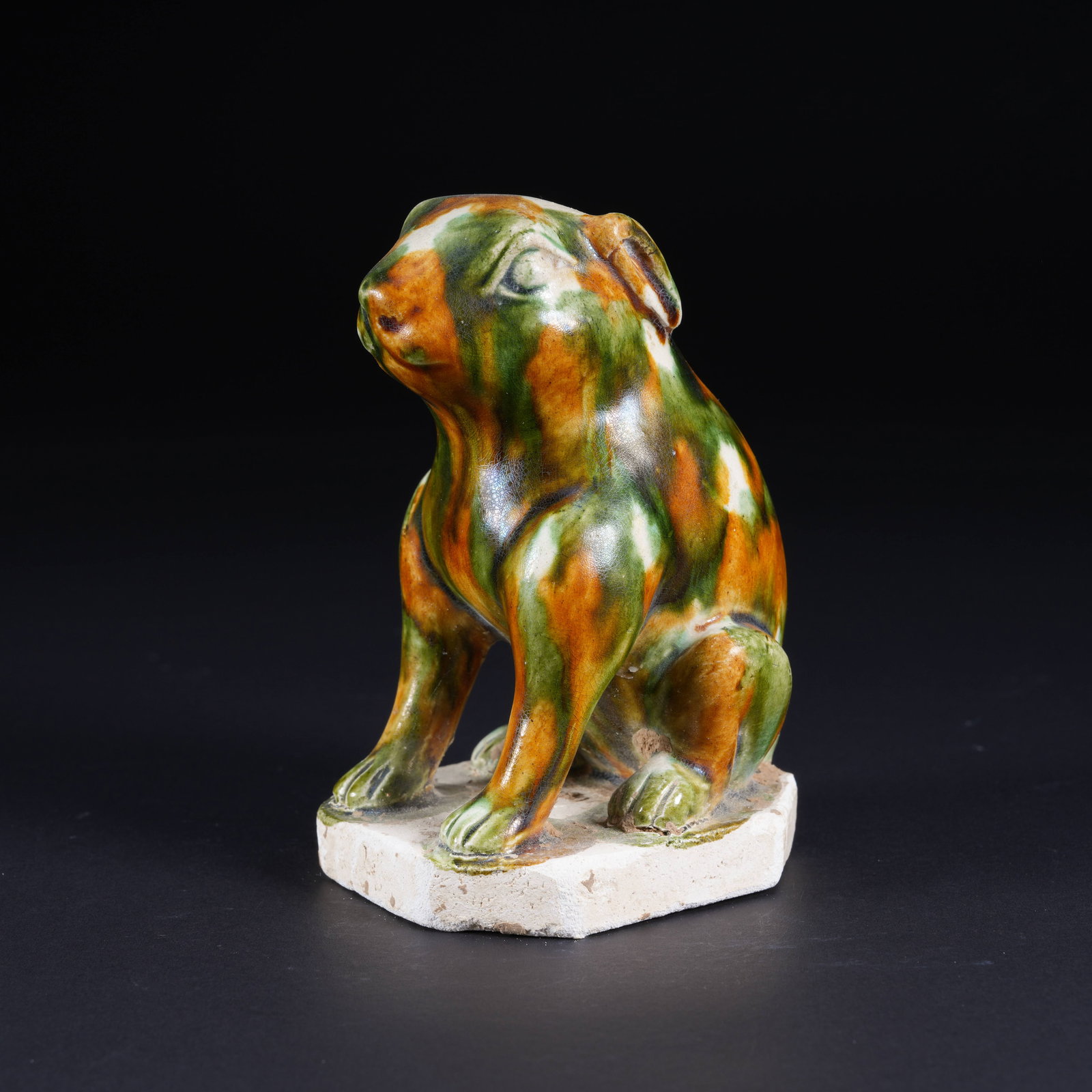 A TANG SANCAI RABBIT FIGURINE (1 of 9)