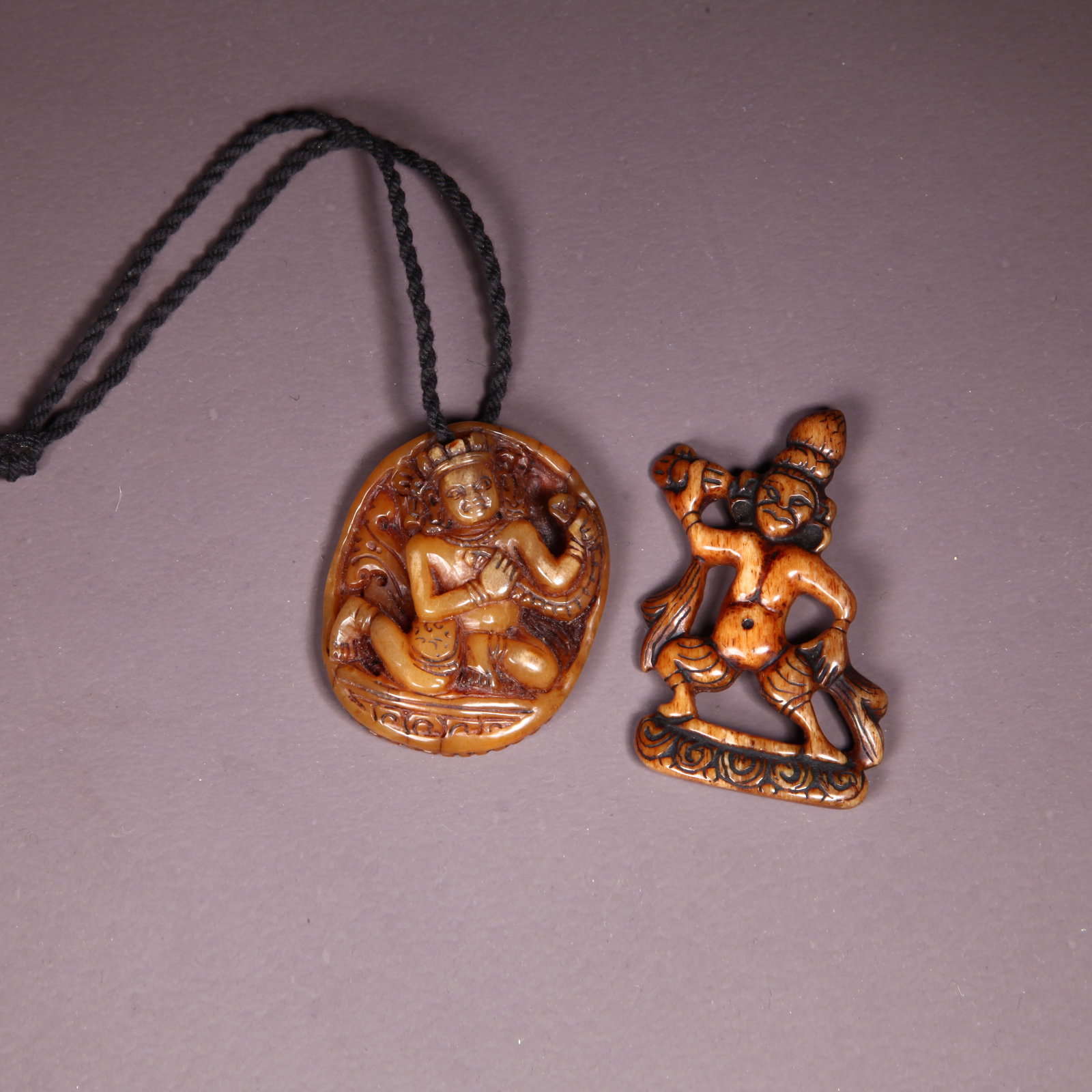 A BONE MONASTIC ROBE PIECES (SET) (1 of 8)