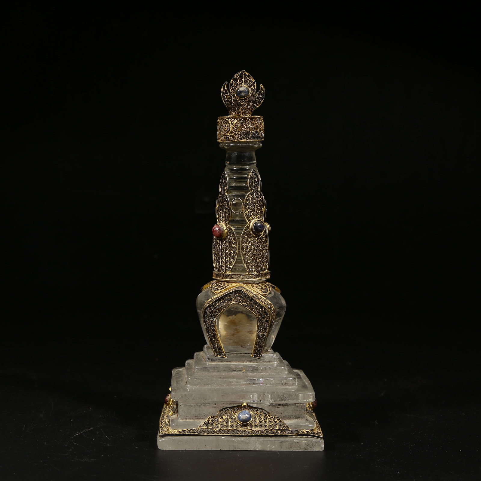 A CRYSTAL STUPA (1 of 9)