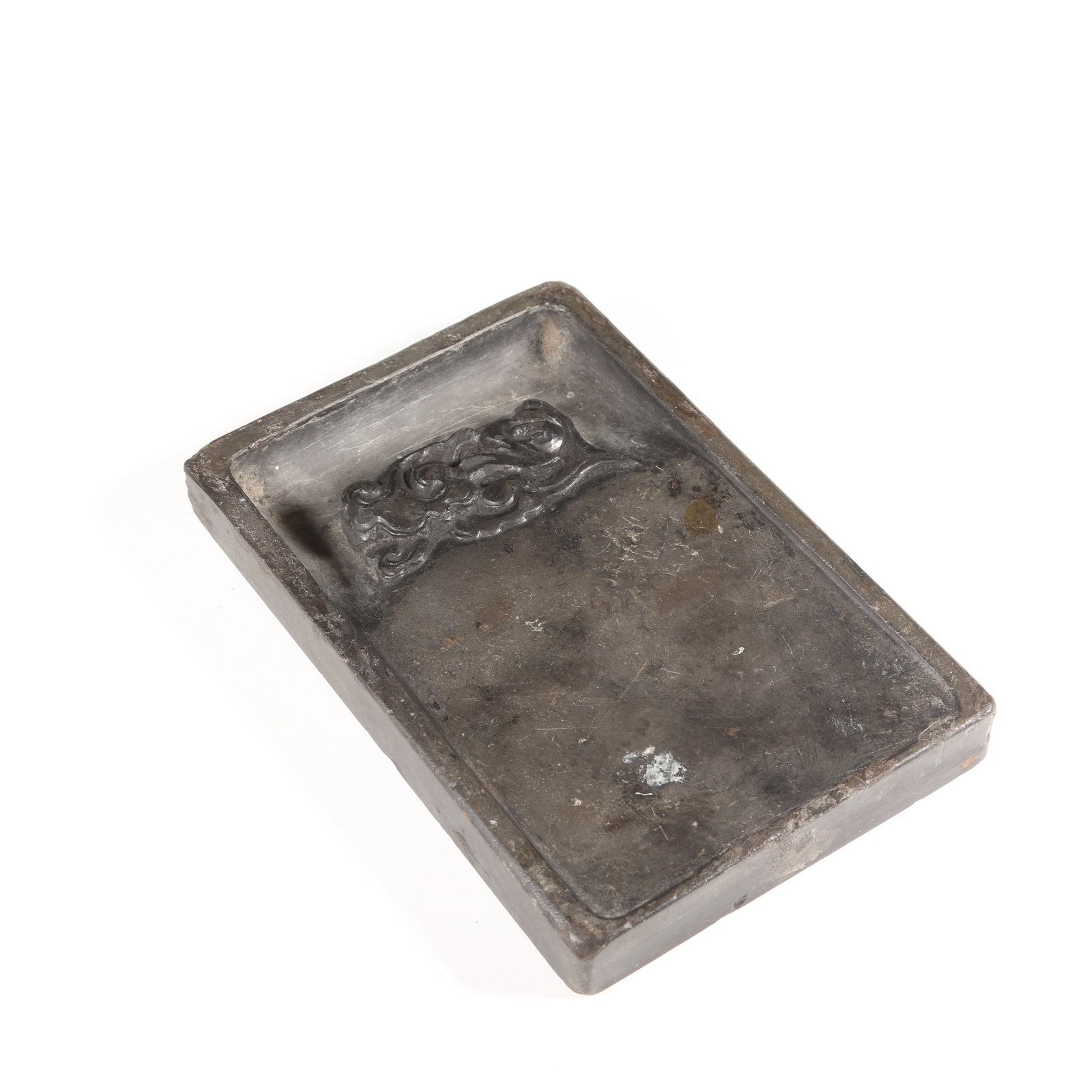 A SHE INKSTONE WITH LINGZHI (GANODERMA) MOTIF (1 of 14)