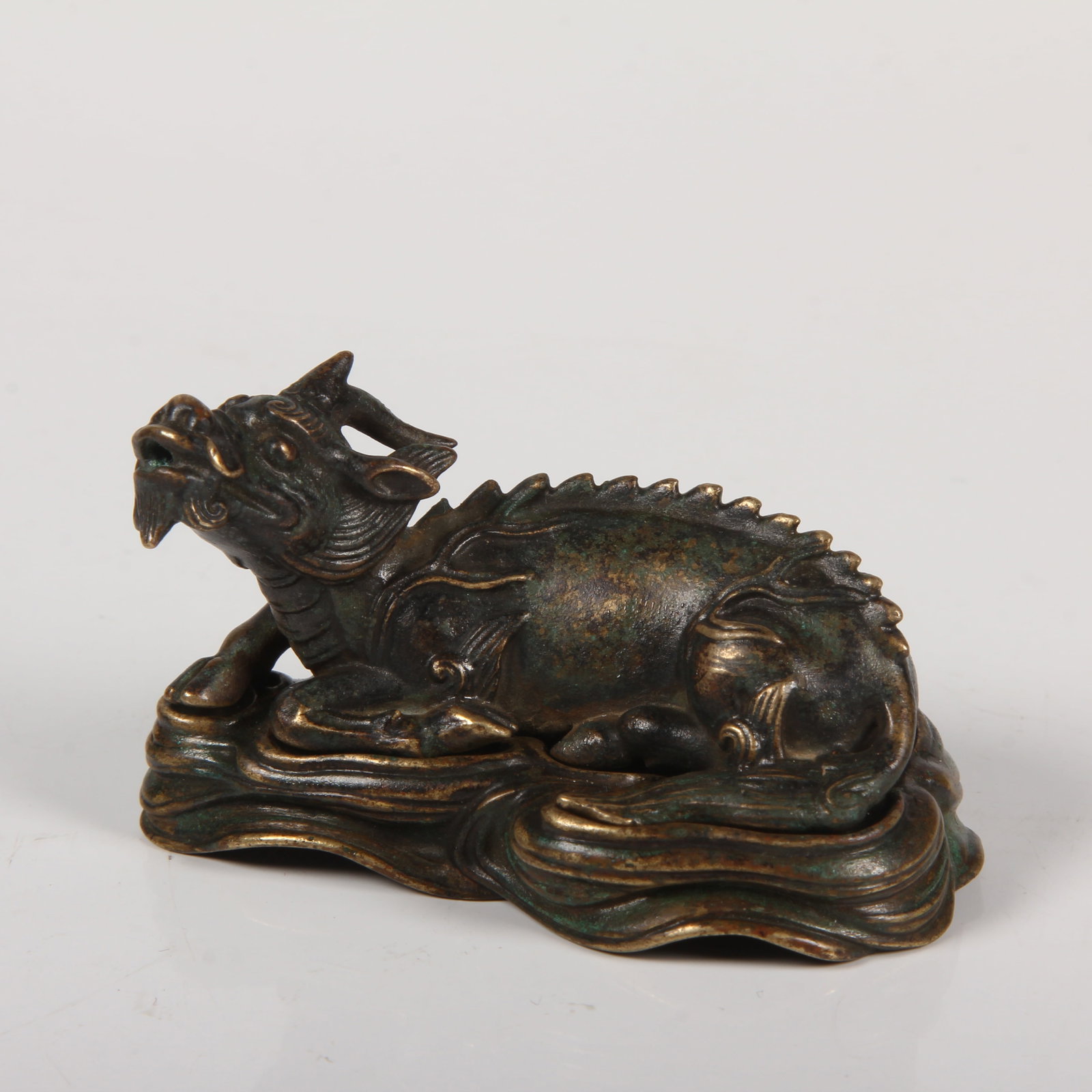 A BRONZE PIXIU WATER DROP (1 of 9)