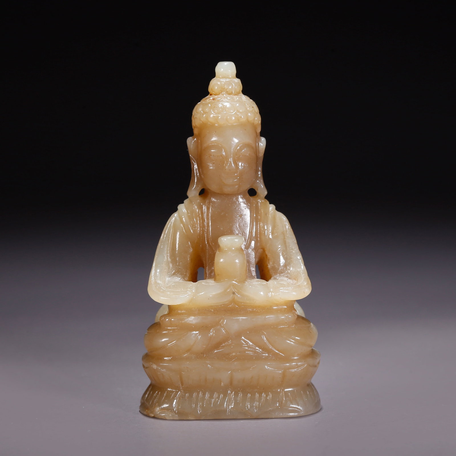 A HETIAN JADE BUDDHA STATUE (1 of 9)