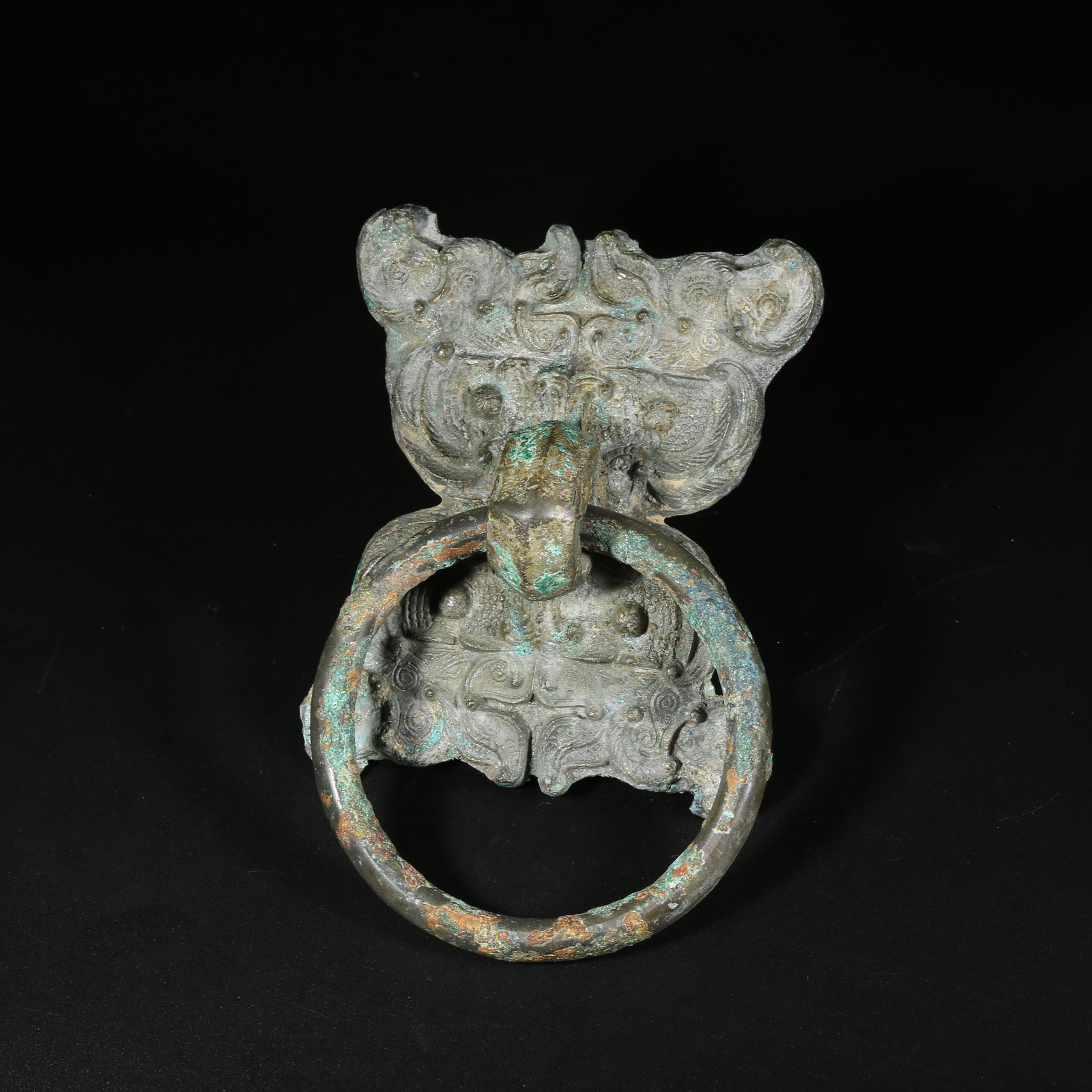 A BRONZE OWL-SHAPED FITTING (1 of 7)