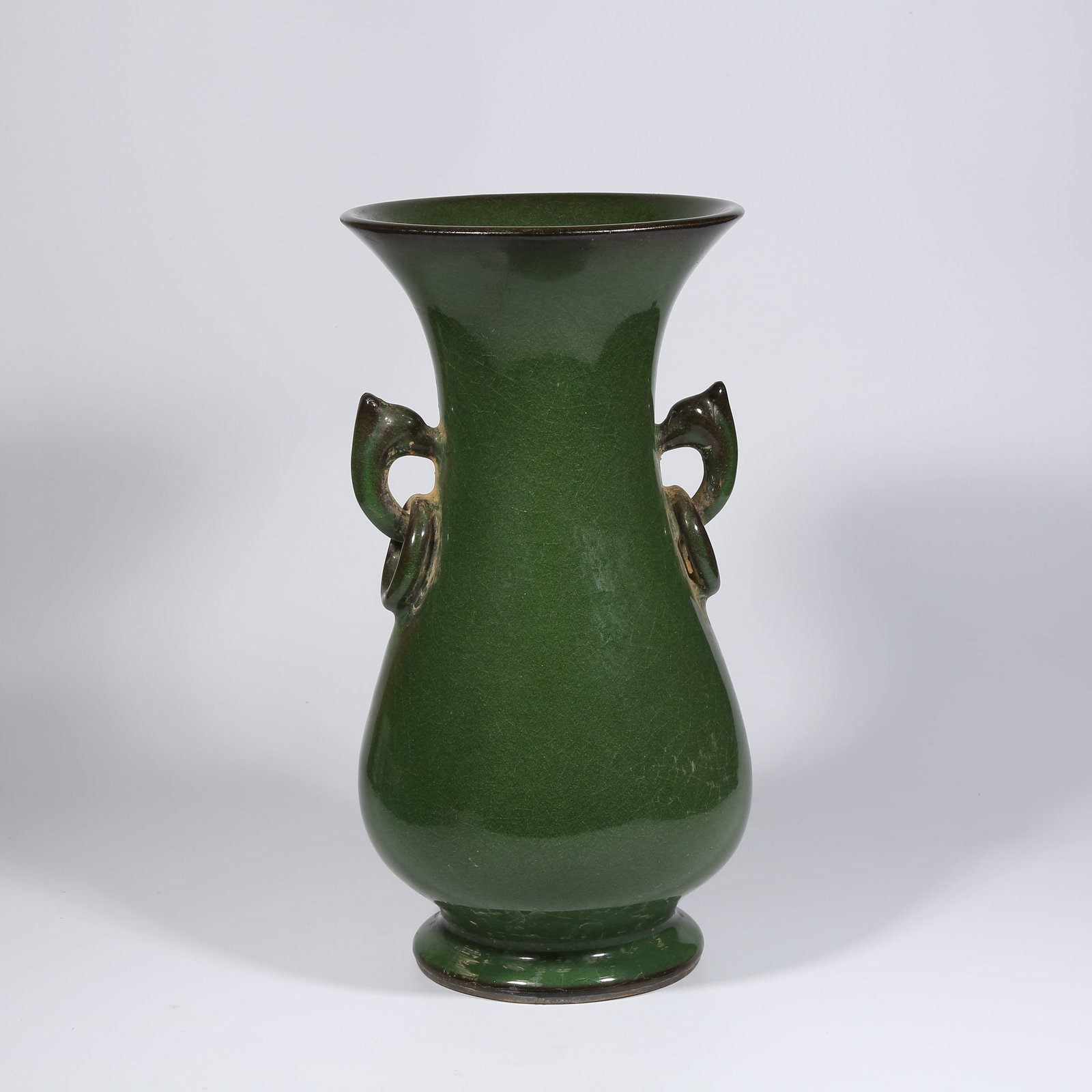 A LONGQUAN KILN DOUBLE-HANDLED ZUN (1 of 9)