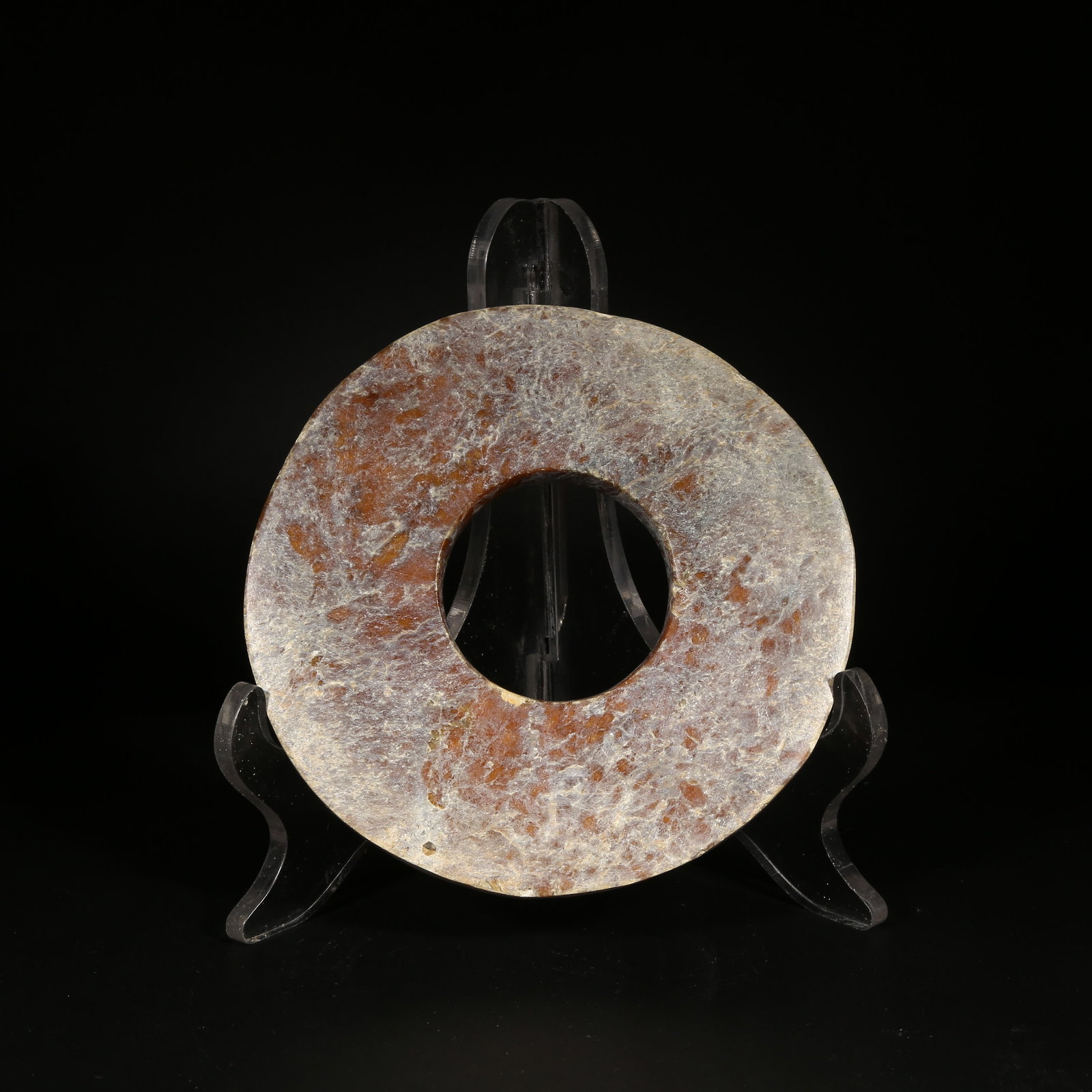 A ARCHAIC JADE LIANGZHU CULTURE BI DISC (1 of 8)