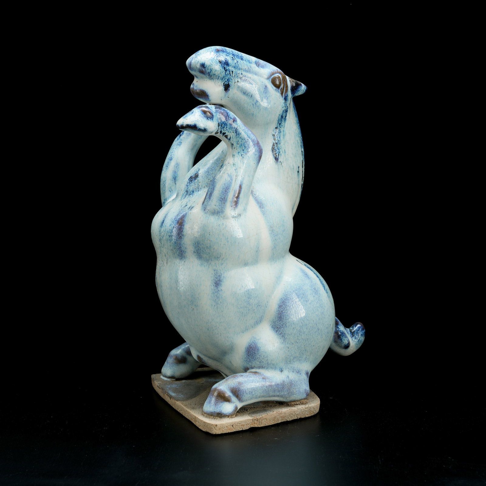 A JUN KILN GALLOPING HORSE FIGURINE (1 of 8)