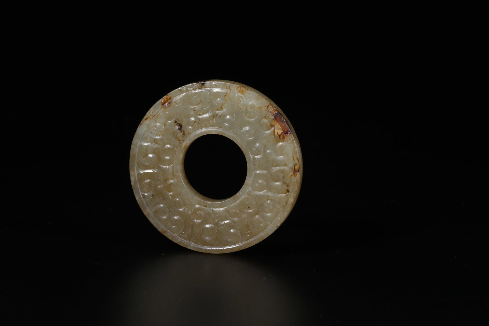 A HETIAN JADE BI DISK (1 of 9)