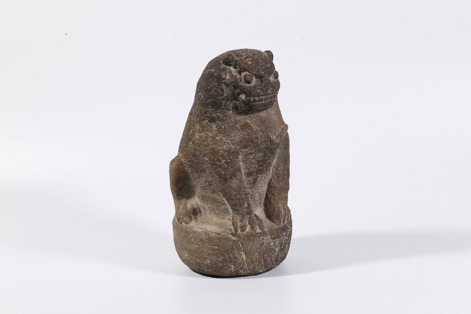 A STONE LION-FORM ORNAMENT (1 of 10)