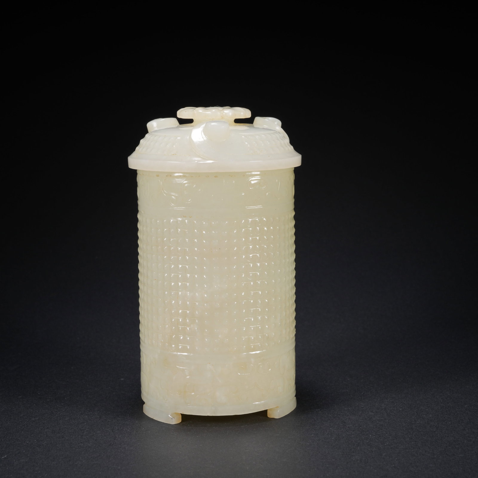 A HETIAN JADE COVERED JAR (1 of 10)