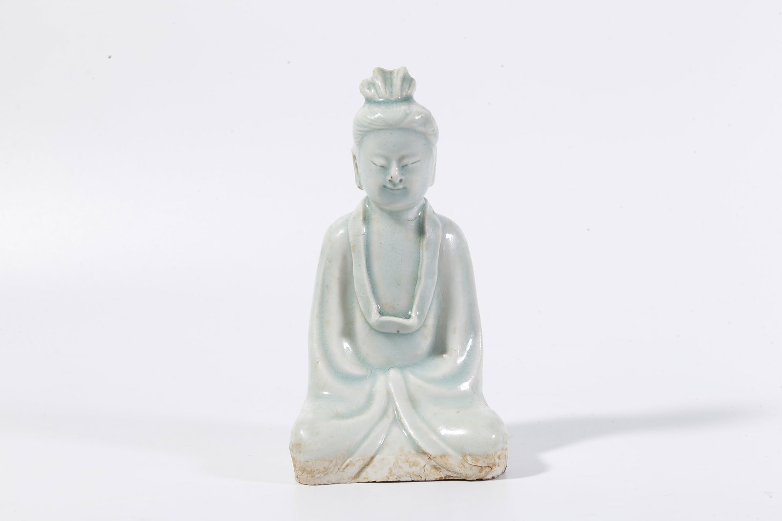 A YINGQING GLAZED GUANYIN FIGURE (1 of 9)
