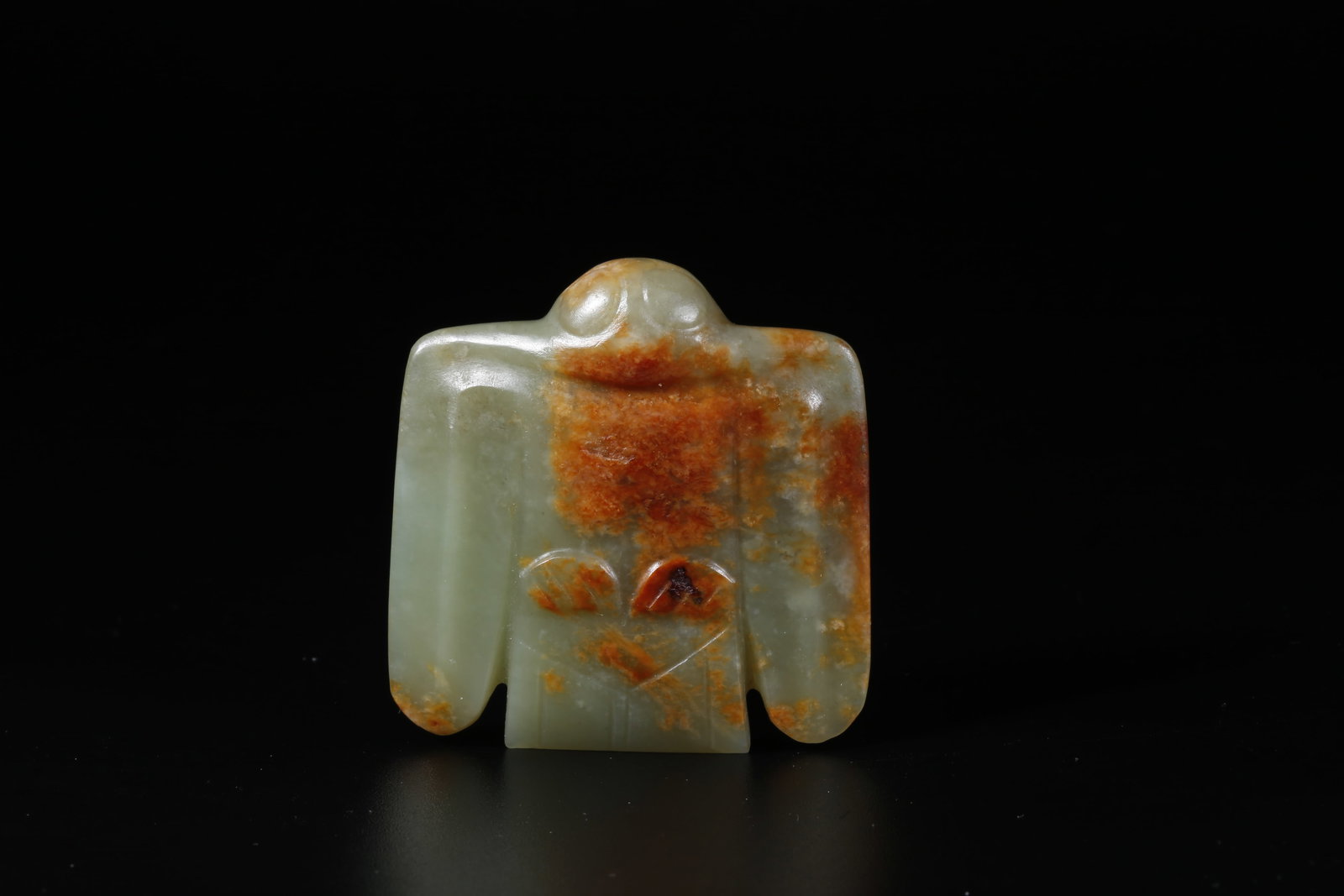 A ANCIENT JADE CARVED OWL (1 of 9)