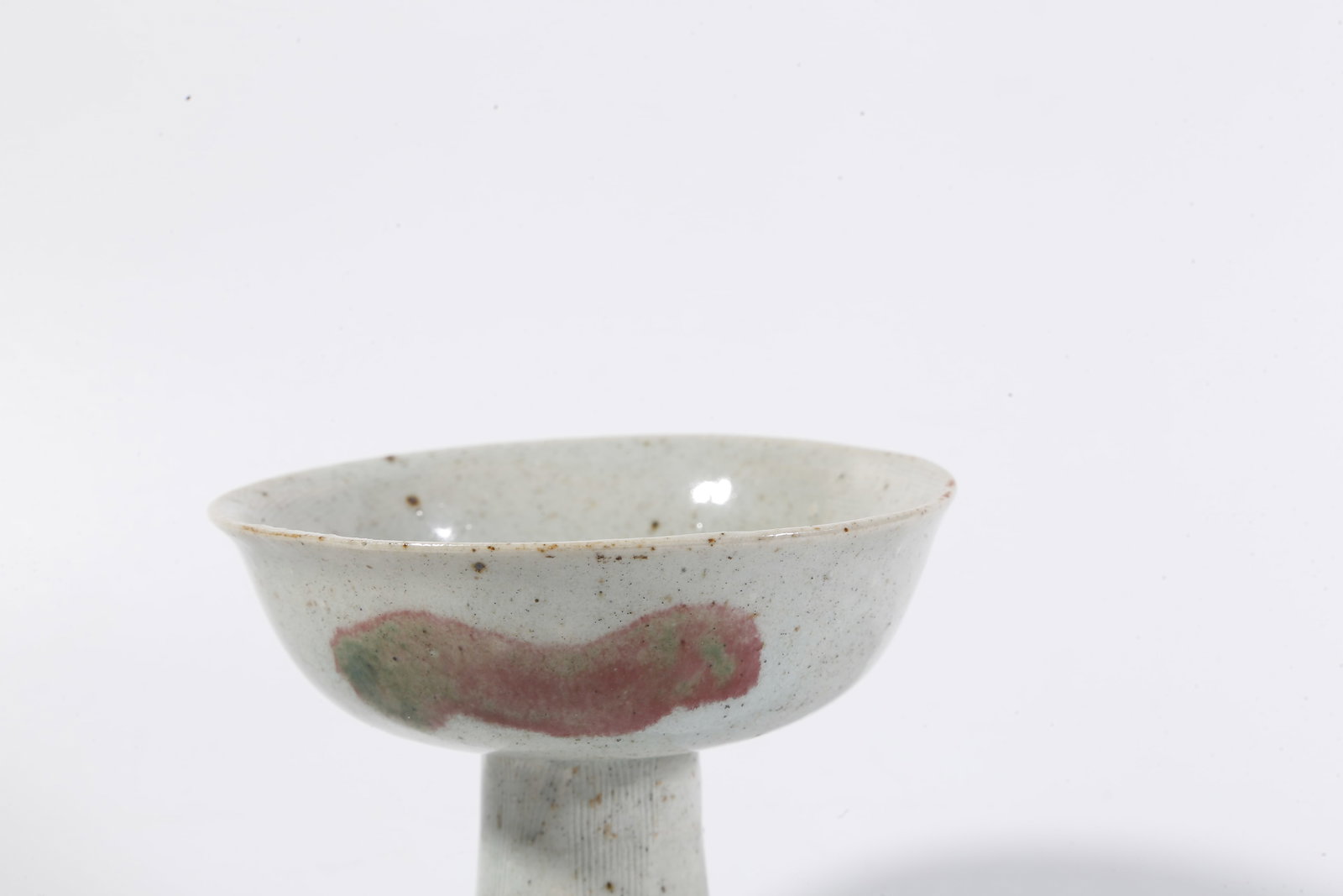 A JUN WARE STEMMED CUP - 7